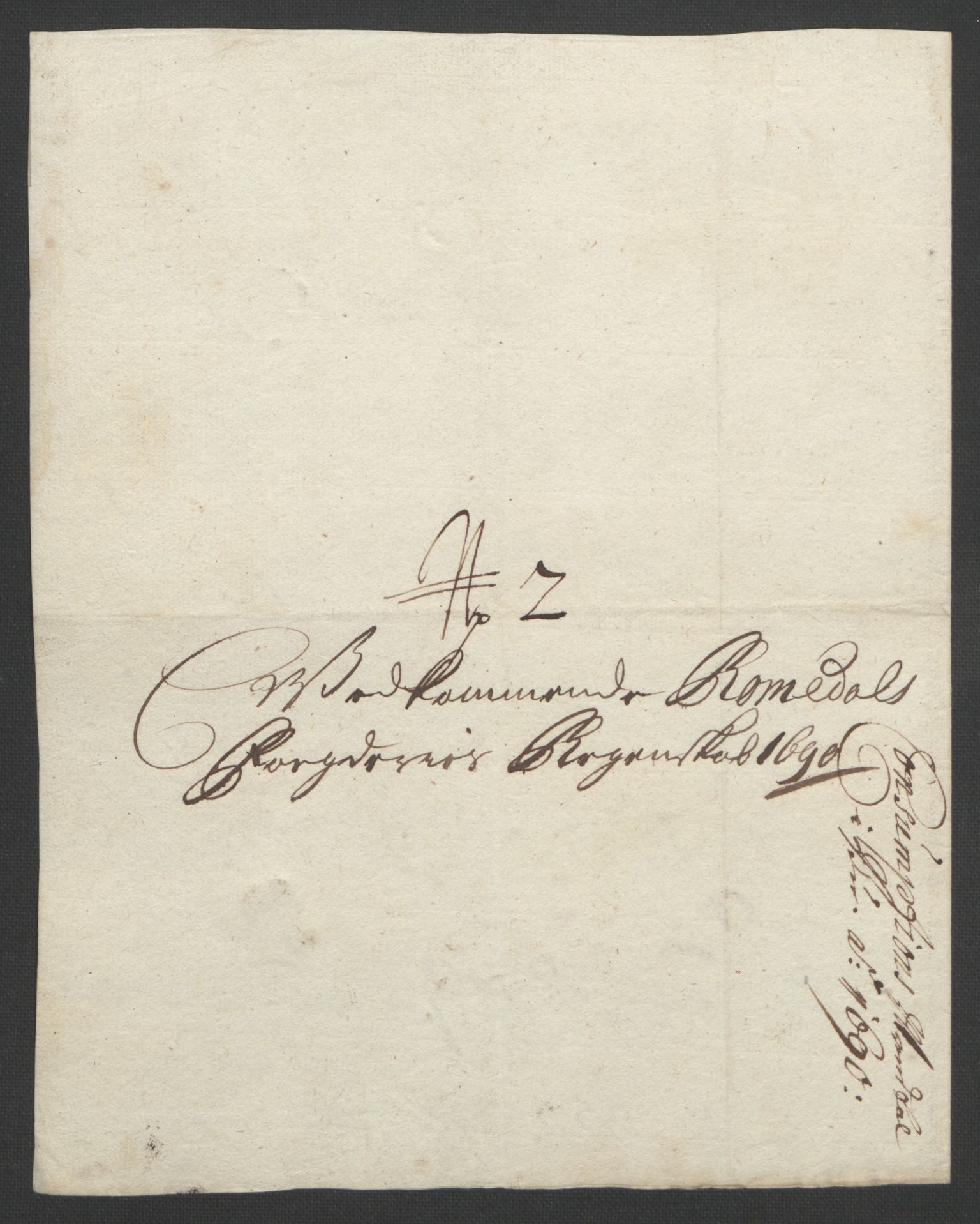 Rentekammeret inntil 1814, Reviderte regnskaper, Fogderegnskap, AV/RA-EA-4092/R55/L3649: Fogderegnskap Romsdal, 1690-1691, p. 94