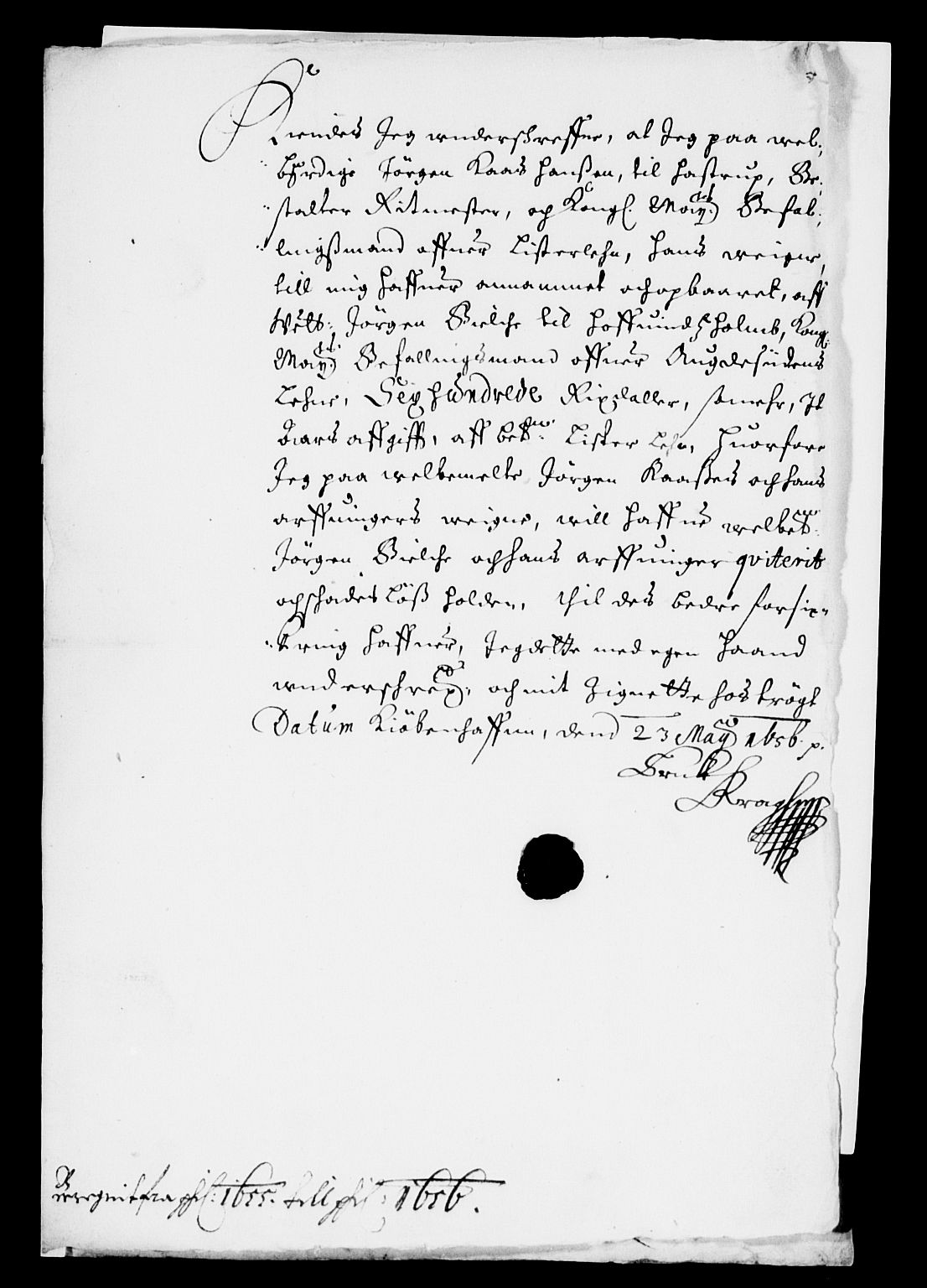 Rentekammeret inntil 1814, Reviderte regnskaper, Lensregnskaper, AV/RA-EA-5023/R/Rb/Rbr/L0020: Lista len, 1653-1656