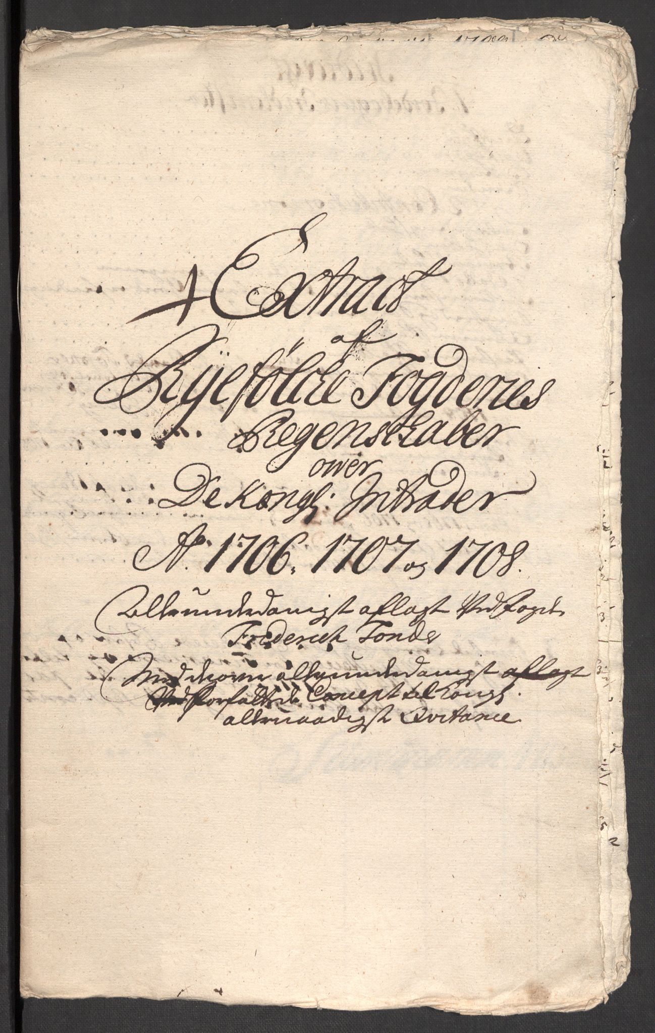 Rentekammeret inntil 1814, Reviderte regnskaper, Fogderegnskap, RA/EA-4092/R47/L2861: Fogderegnskap Ryfylke, 1706-1709, p. 348