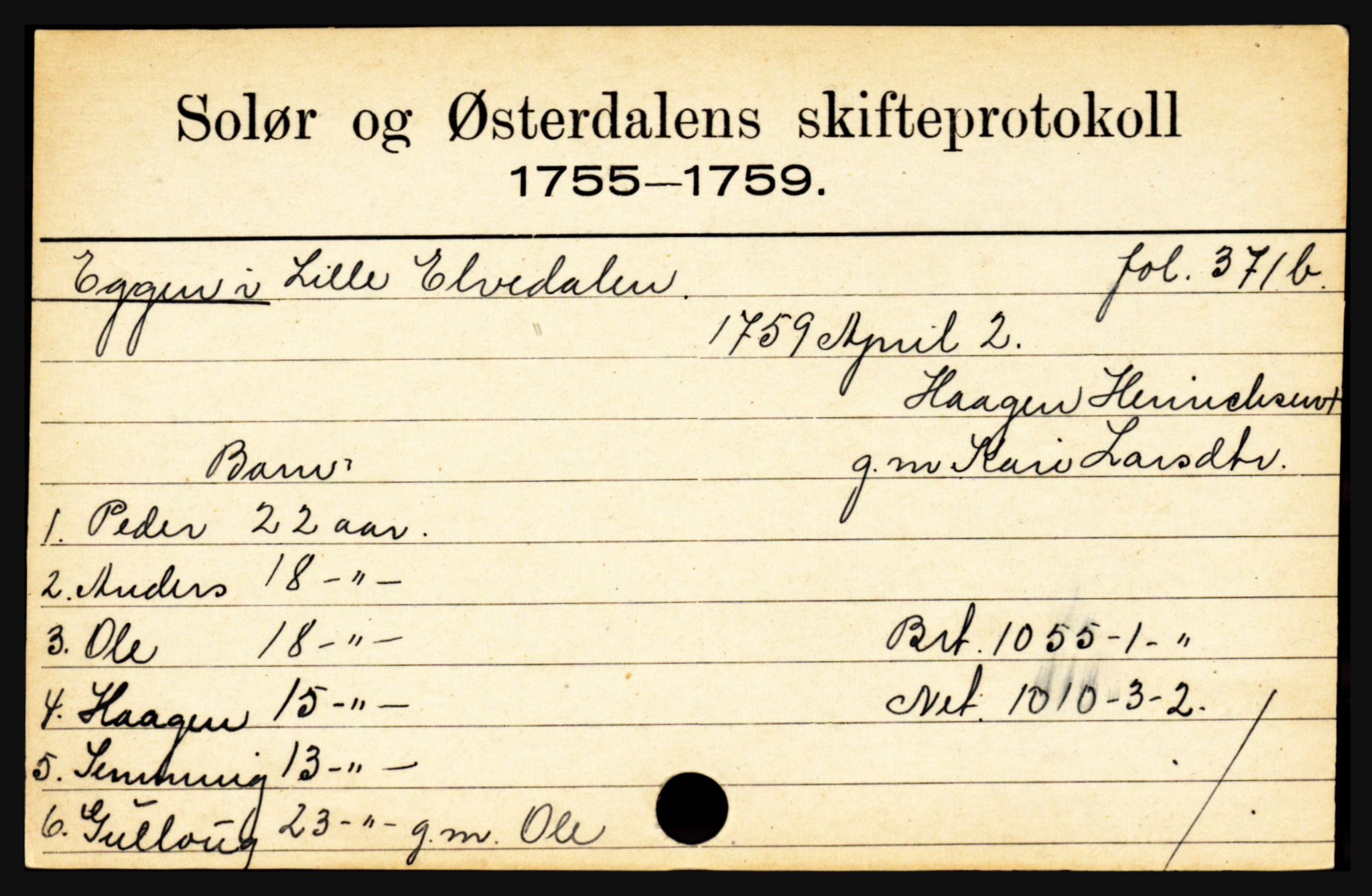 Solør og Østerdalen sorenskriveri, SAH/TING-024/J, 1716-1774, p. 989