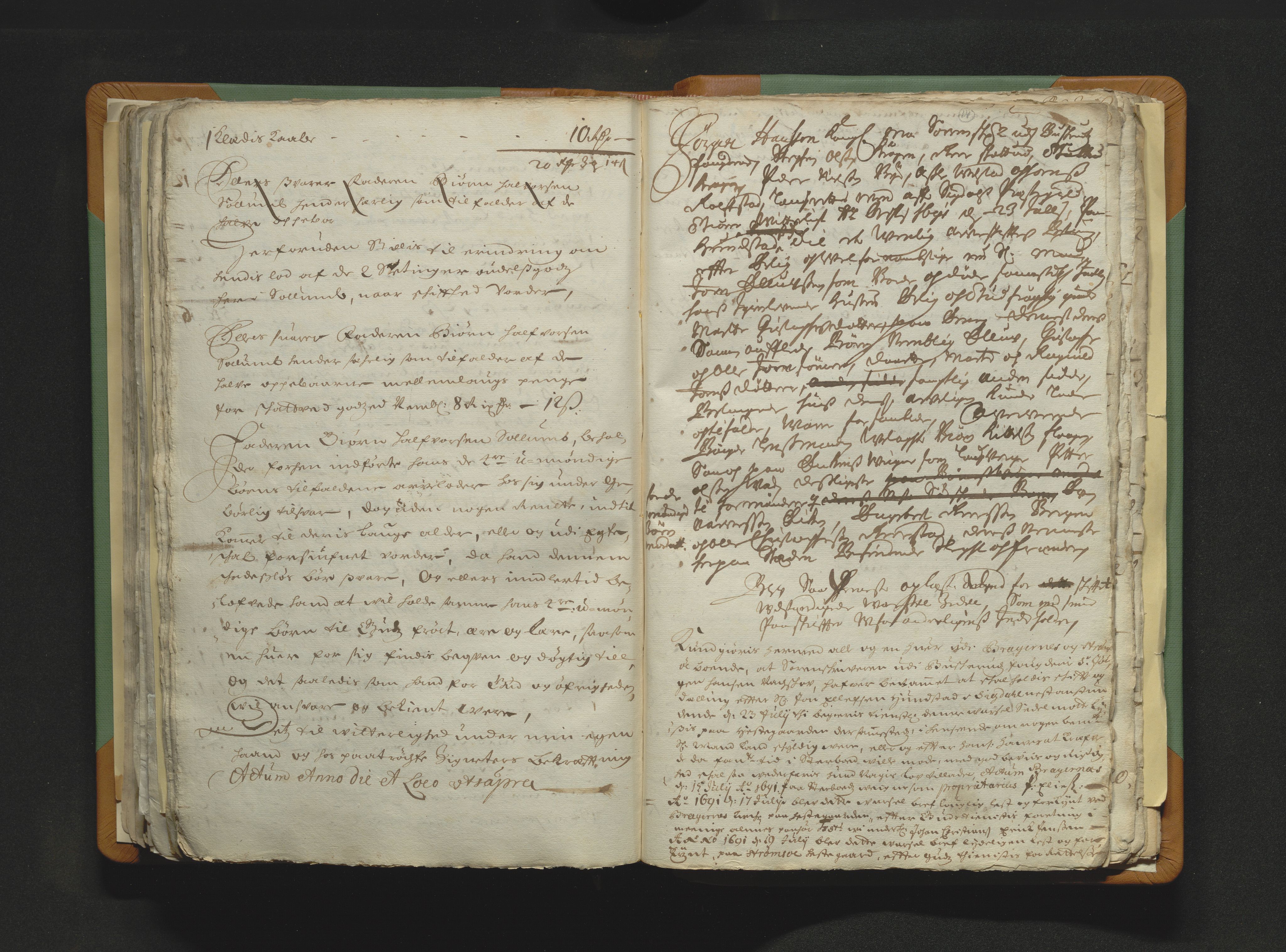 Eiker, Modum og Sigdal sorenskriveri, AV/SAKO-A-123/H/Hb/Hba/L0002b: Skifteprotokoll, 1678-1696, p. 13b-14a