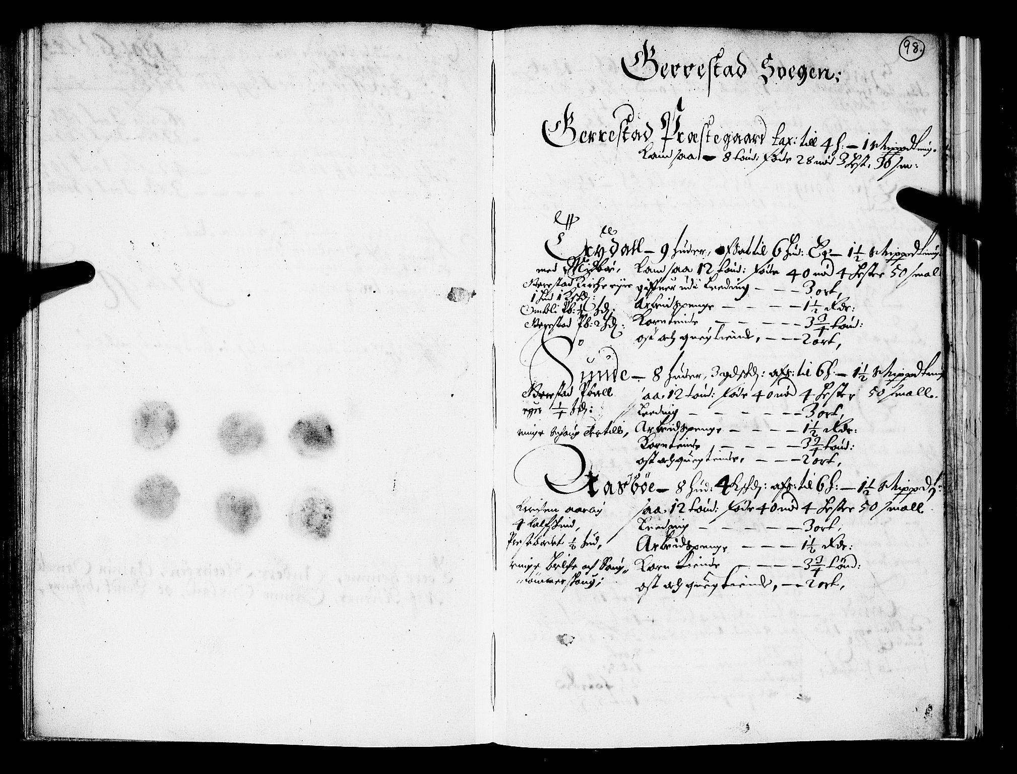 Rentekammeret inntil 1814, Realistisk ordnet avdeling, AV/RA-EA-4070/N/Nb/Nba/L0028: Nedenes len, 1668, p. 97b-98a