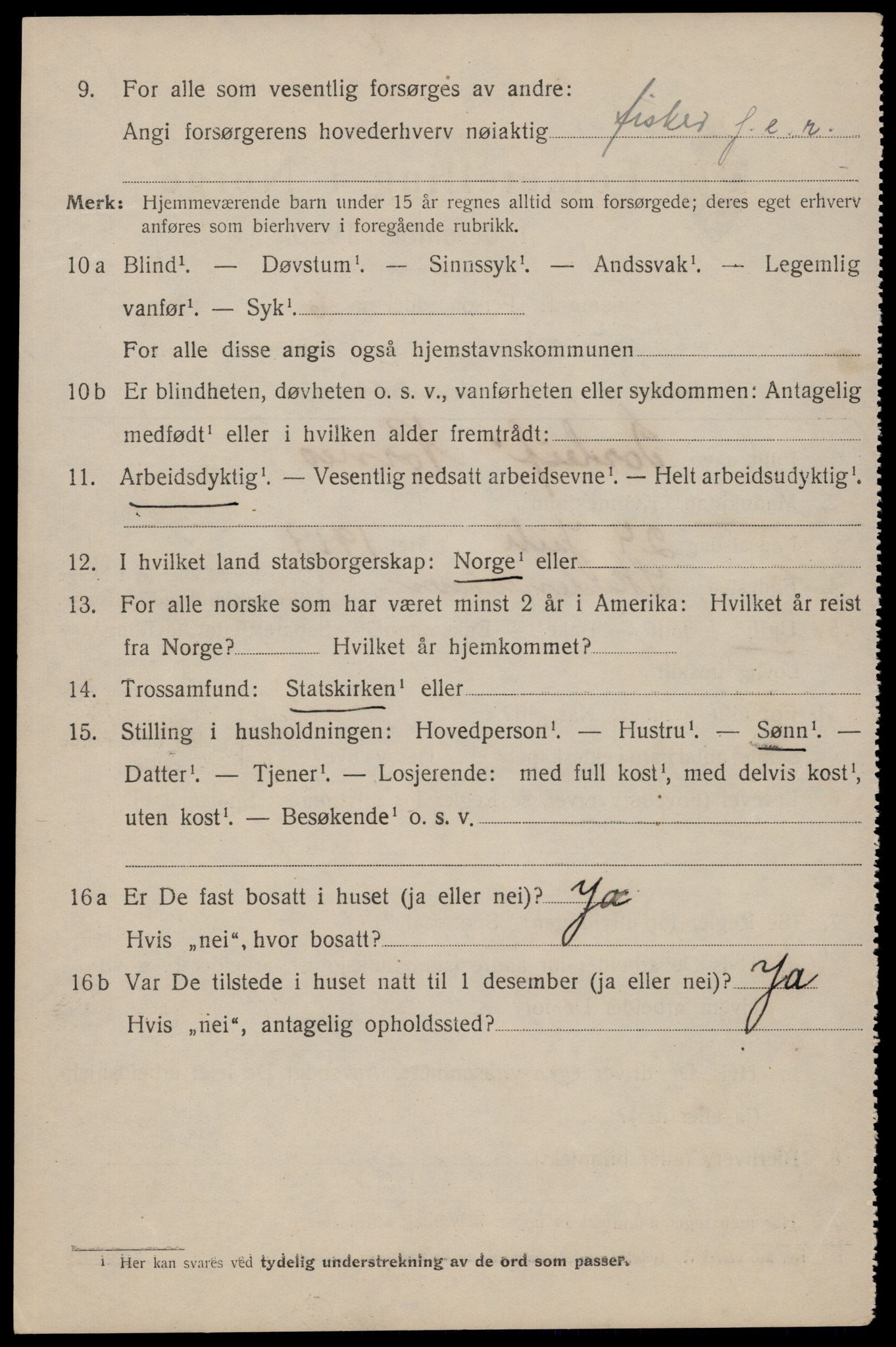 SAST, 1920 census for Skudeneshavn, 1920, p. 2113