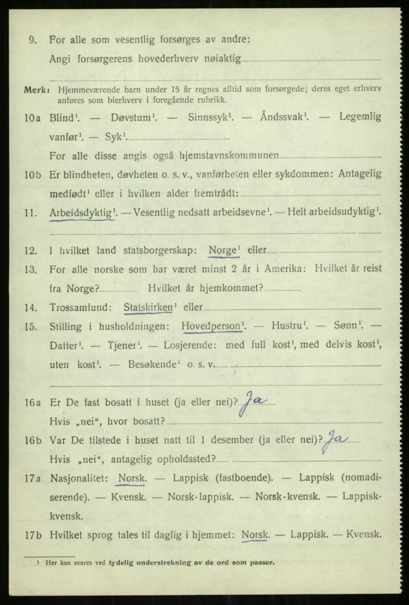 SATØ, 1920 census for Karlsøy, 1920, p. 781