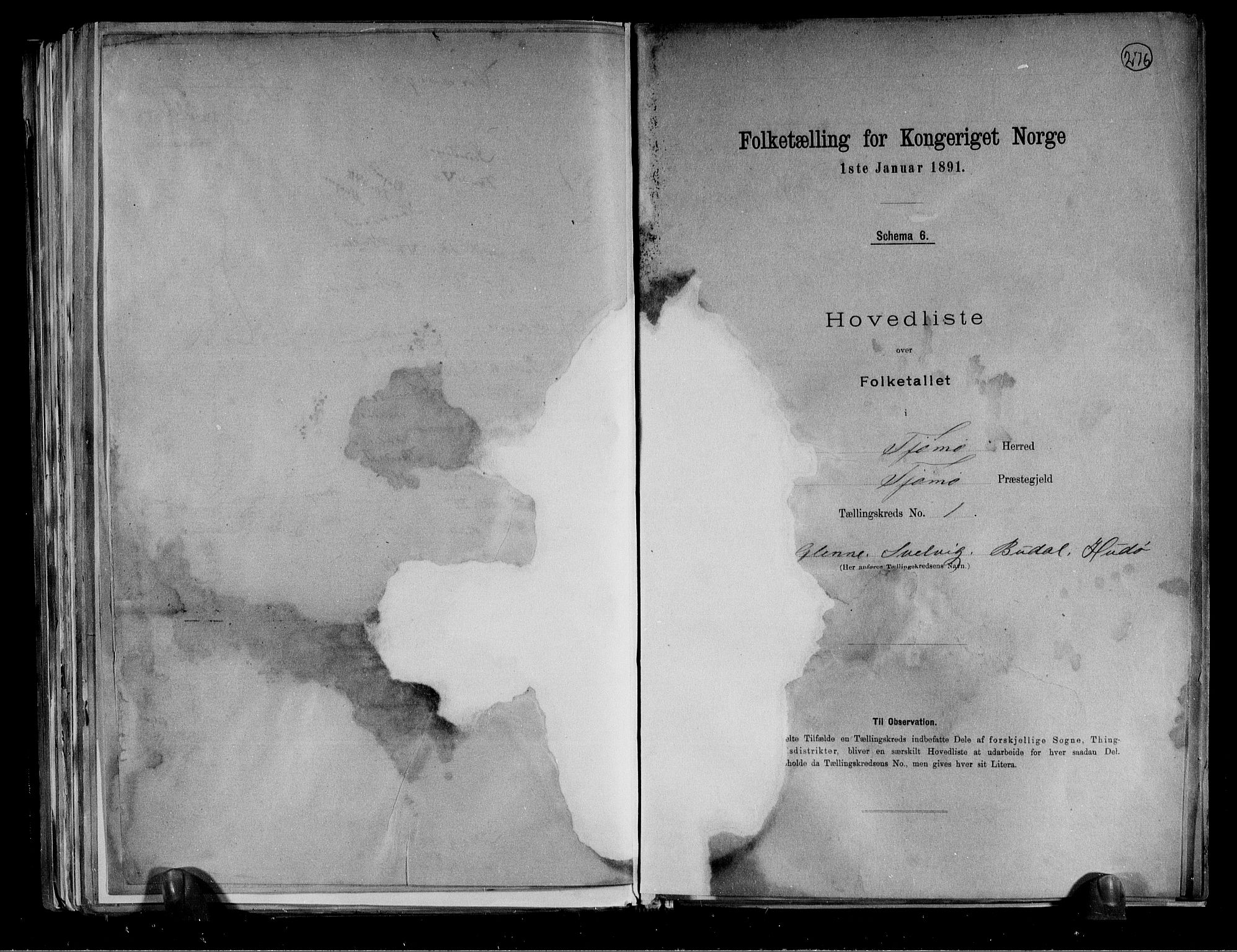 RA, 1891 census for 0723 Tjøme, 1891, p. 6