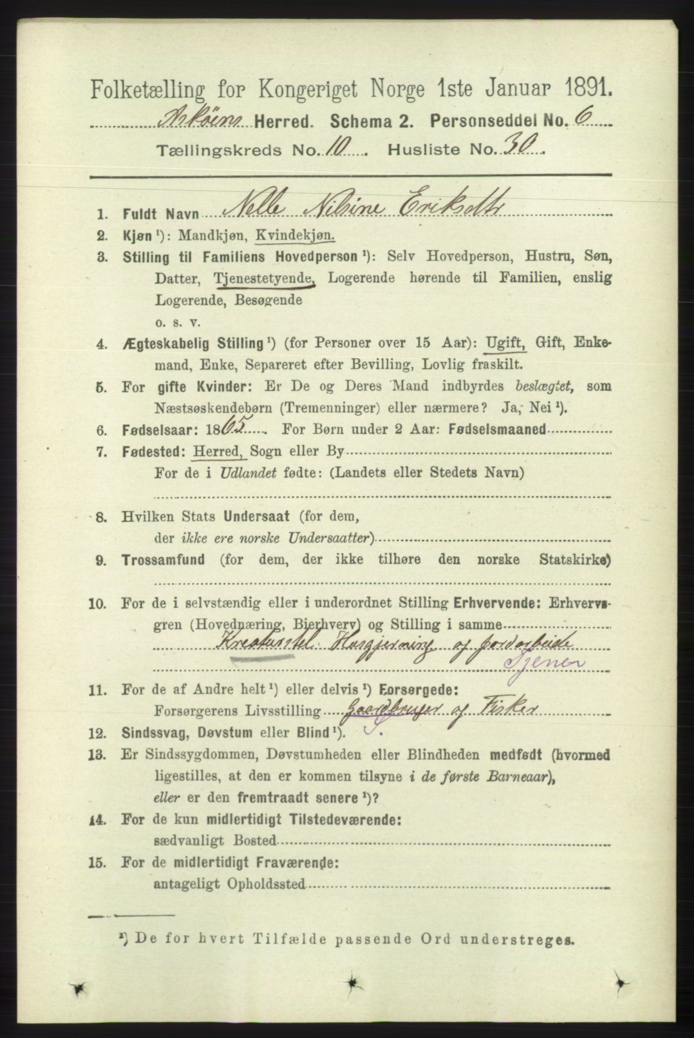 RA, 1891 census for 1247 Askøy, 1891, p. 6586