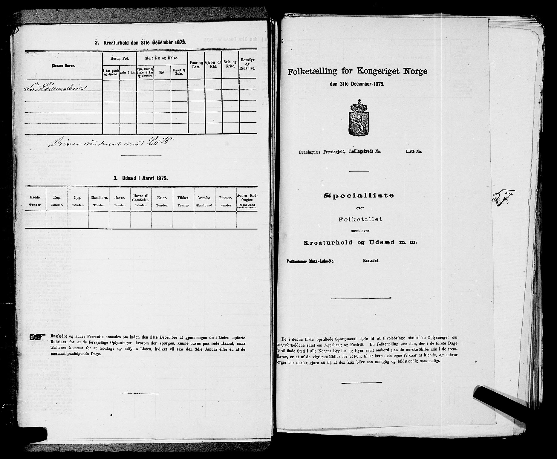 SAKO, 1875 census for 0812P Gjerpen, 1875, p. 469