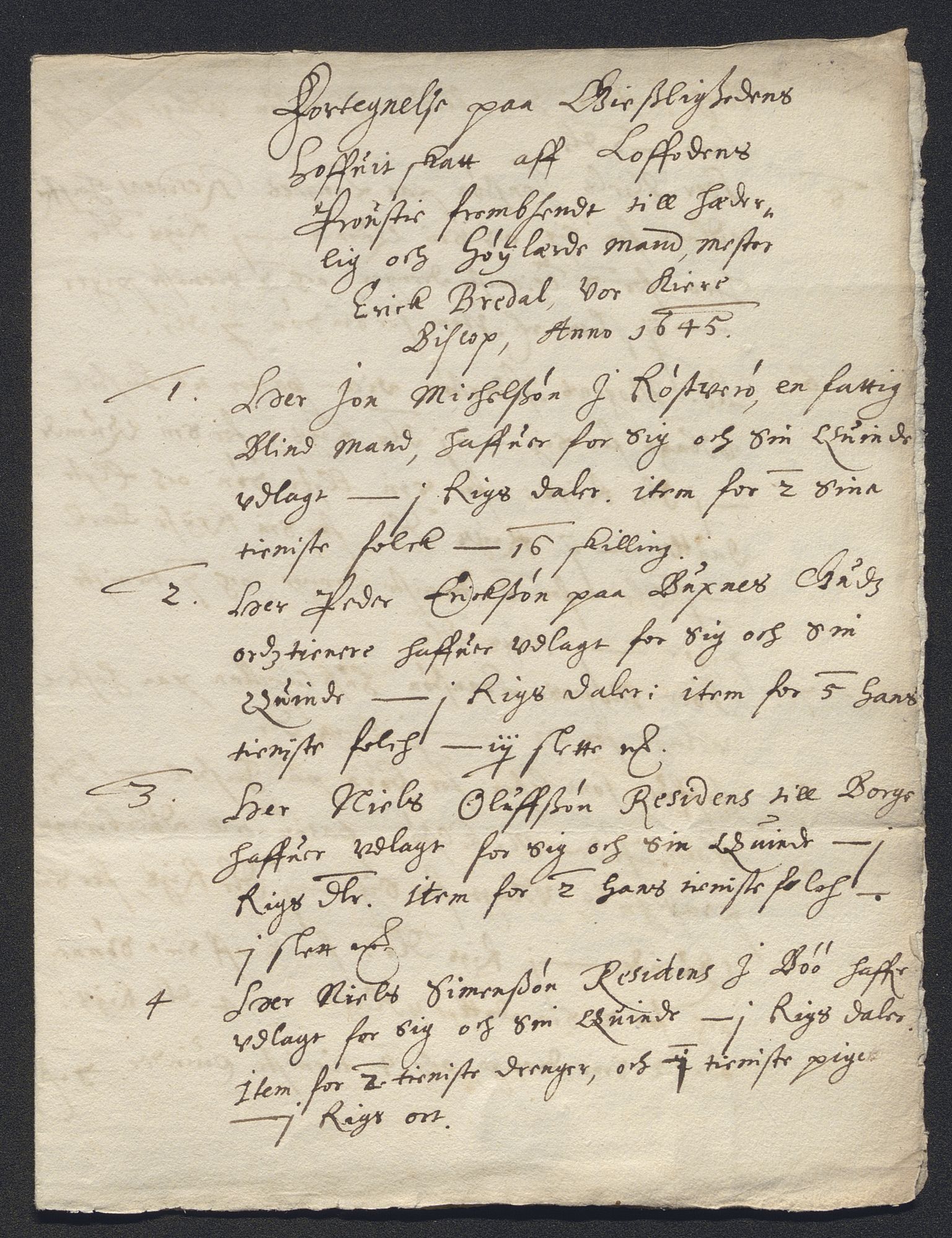 Rentekammeret inntil 1814, Reviderte regnskaper, Kirkeregnskap, AV/RA-EA-4067/Rf/L0129: Kirkeregnskap, 1625-1684, p. 276