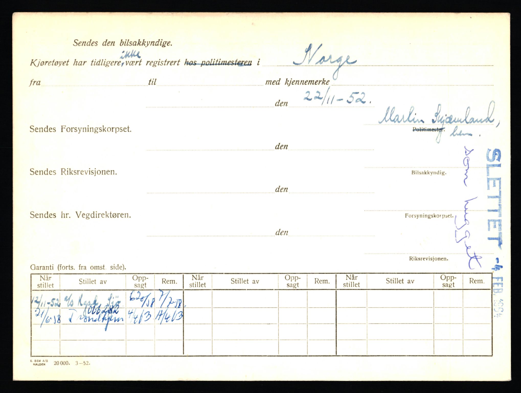 Stavanger trafikkstasjon, SAST/A-101942/0/F/L0007: L-2150 - L-2549, 1930-1971, p. 1094