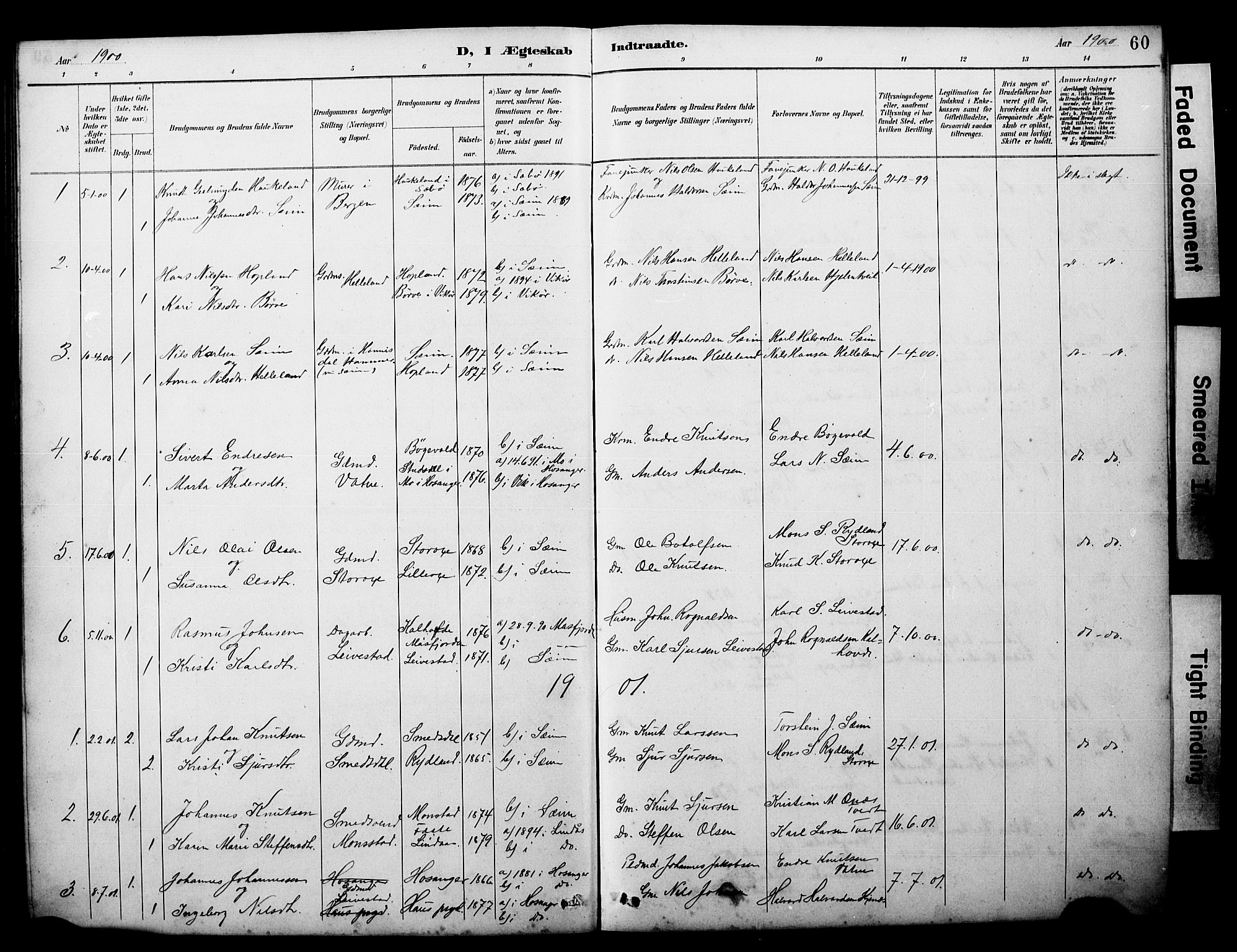 Alversund Sokneprestembete, SAB/A-73901/H/Ha/Hab: Parish register (copy) no. D 3, 1890-1908, p. 60