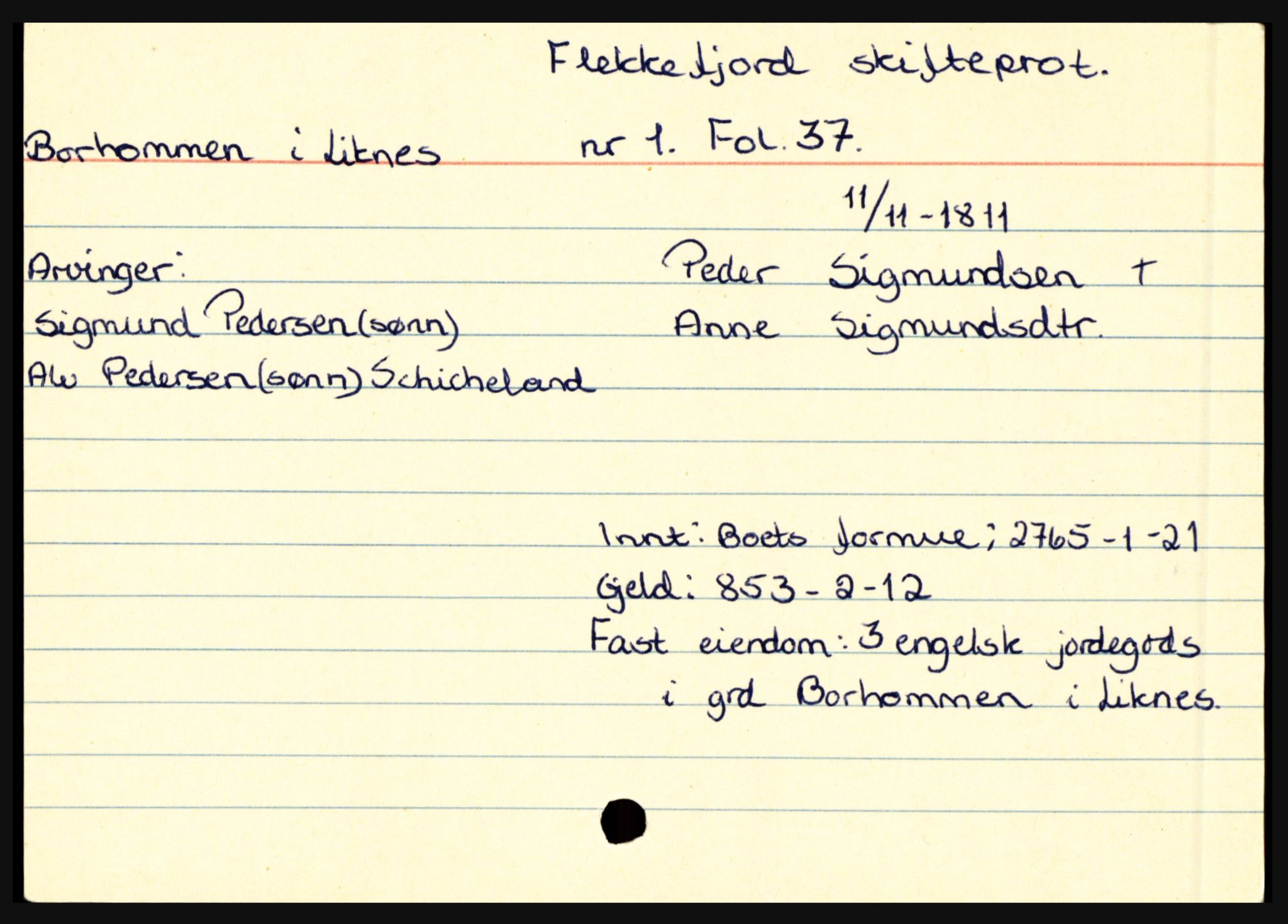 Flekkefjord sorenskriveri, AV/SAK-1221-0001/H, p. 89