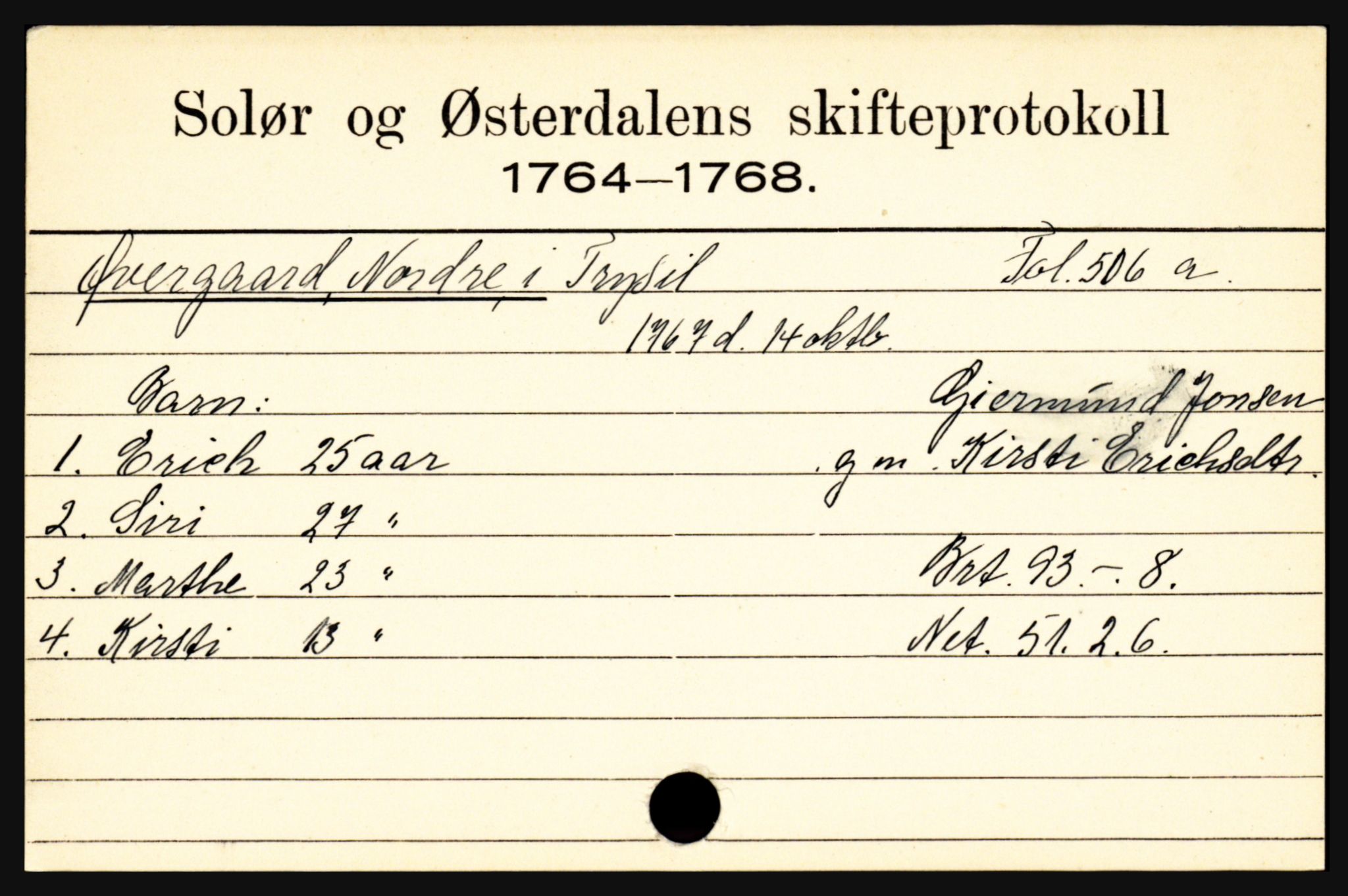 Solør og Østerdalen sorenskriveri, AV/SAH-TING-024/J, 1716-1774, p. 7409