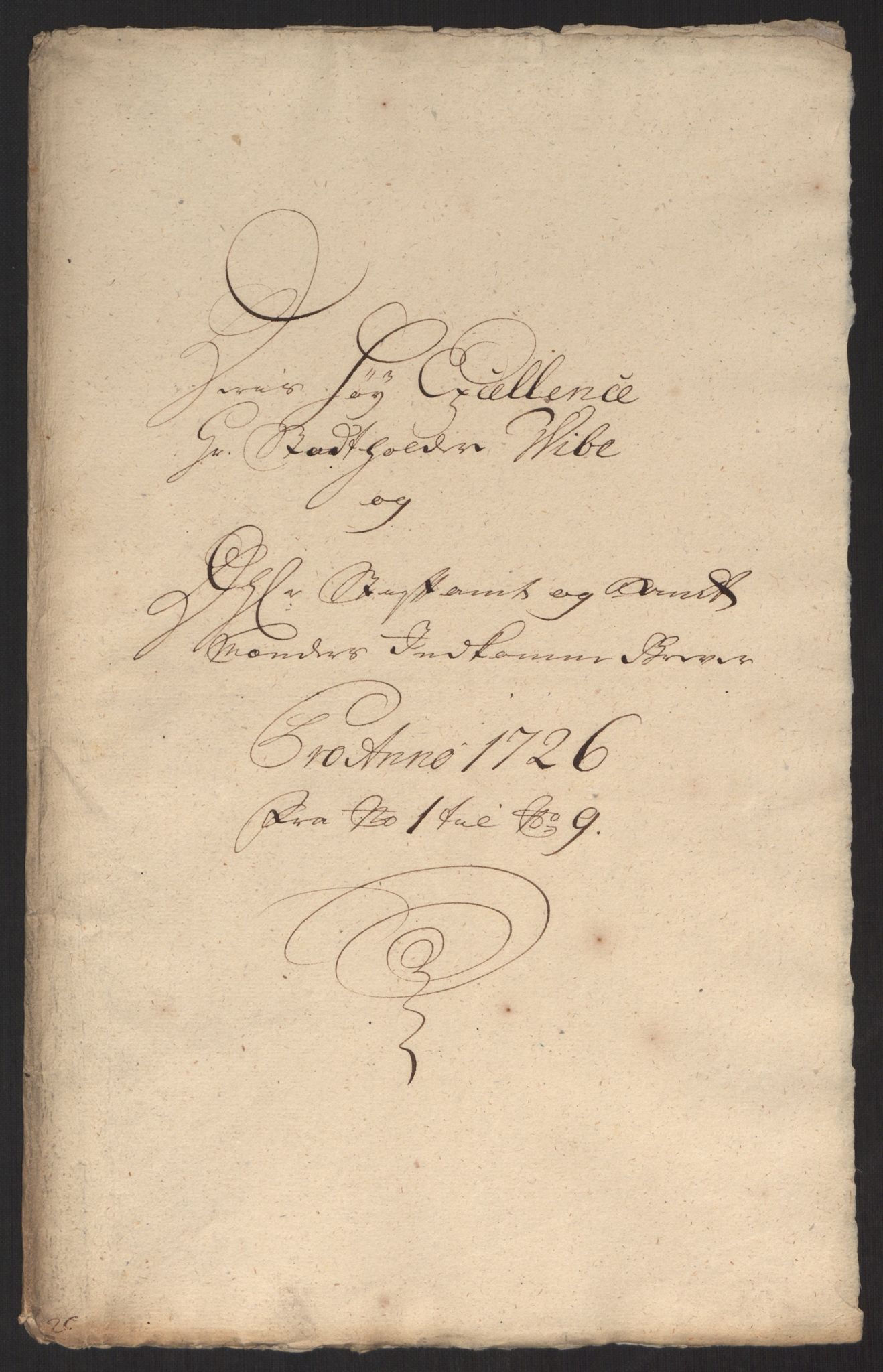 Kommanderende general (KG I) med Det norske krigsdirektorium, AV/RA-EA-5419/D/L0060: Stattholderens, stiftamtmenns og amtmenns brev, 1720-1730, p. 320