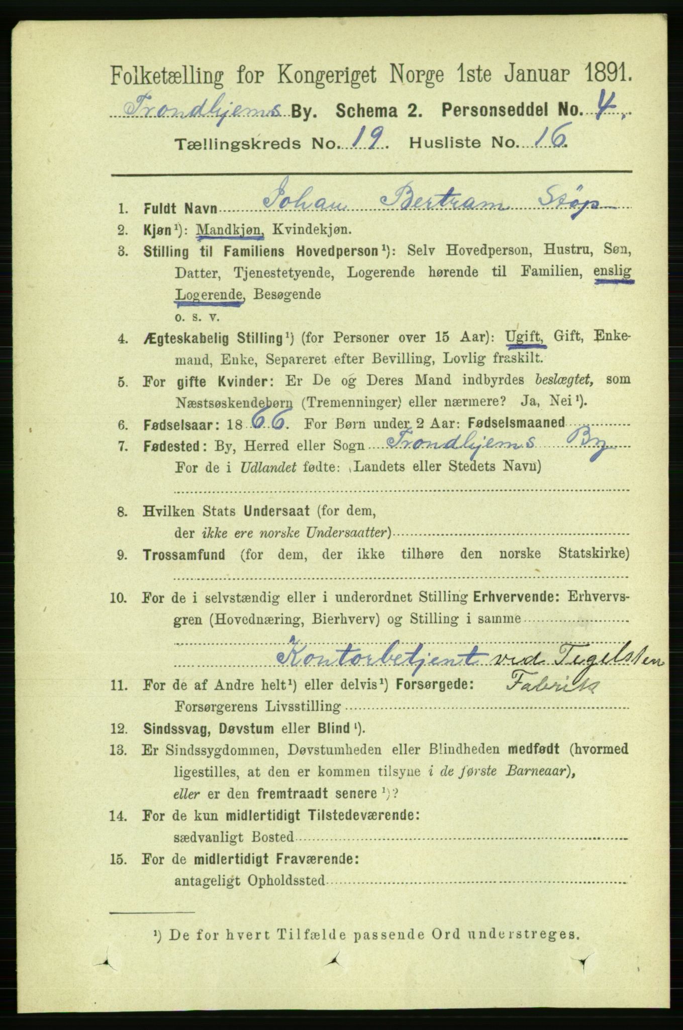 RA, 1891 census for 1601 Trondheim, 1891, p. 14829