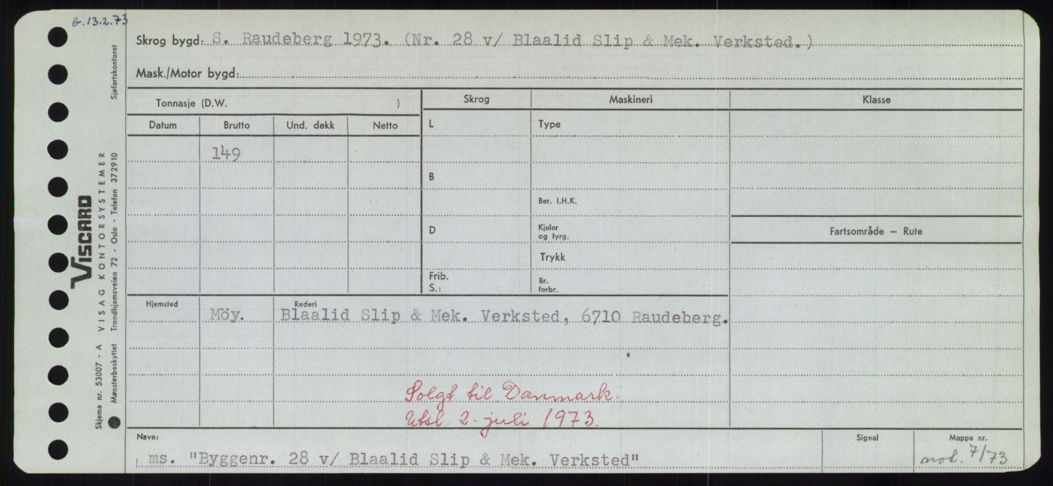 Sjøfartsdirektoratet med forløpere, Skipsmålingen, AV/RA-S-1627/H/Hd/L0006: Fartøy, Byg-Båt, p. 23