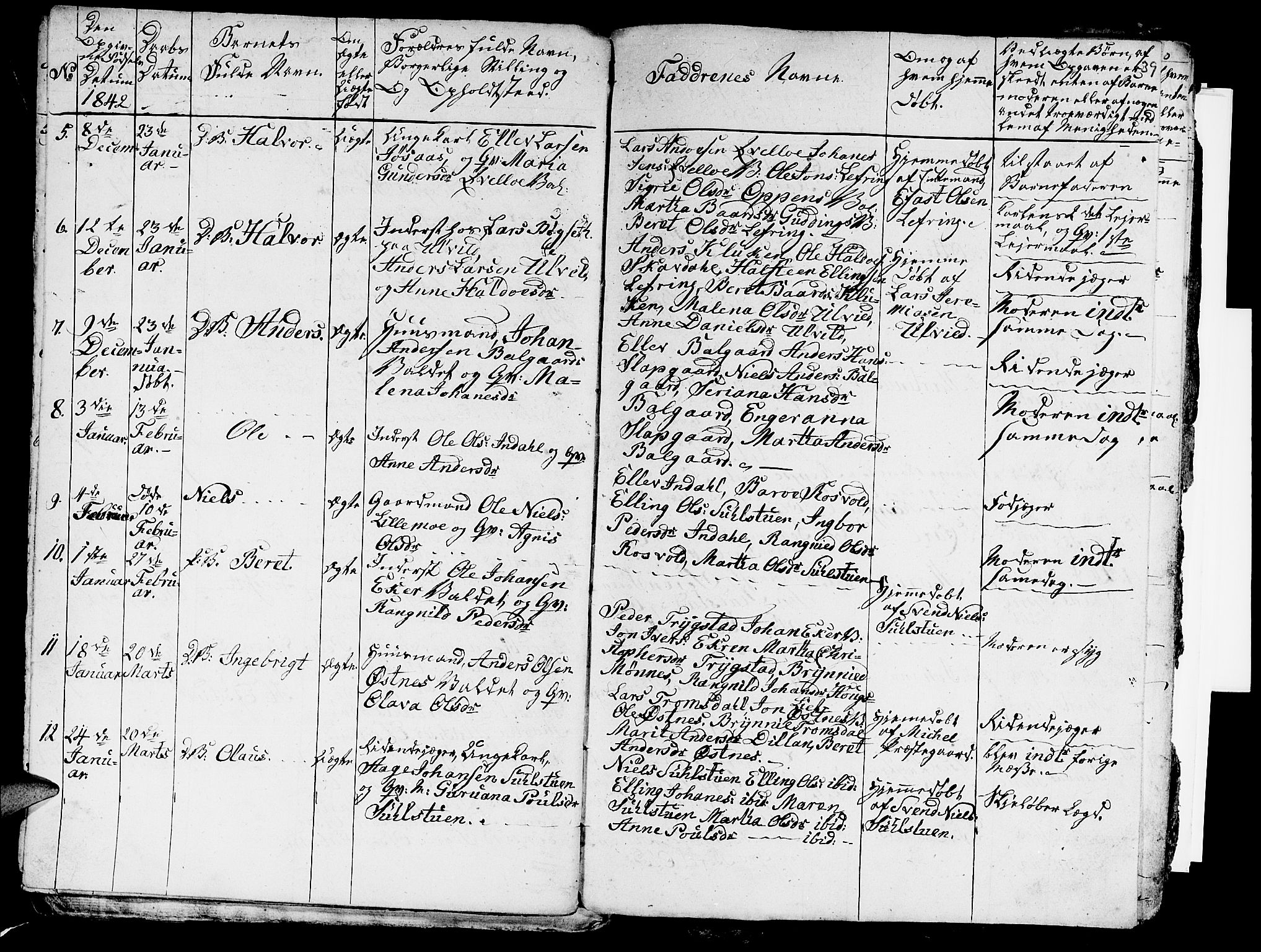 Ministerialprotokoller, klokkerbøker og fødselsregistre - Nord-Trøndelag, SAT/A-1458/724/L0266: Parish register (copy) no. 724C02, 1836-1843, p. 39