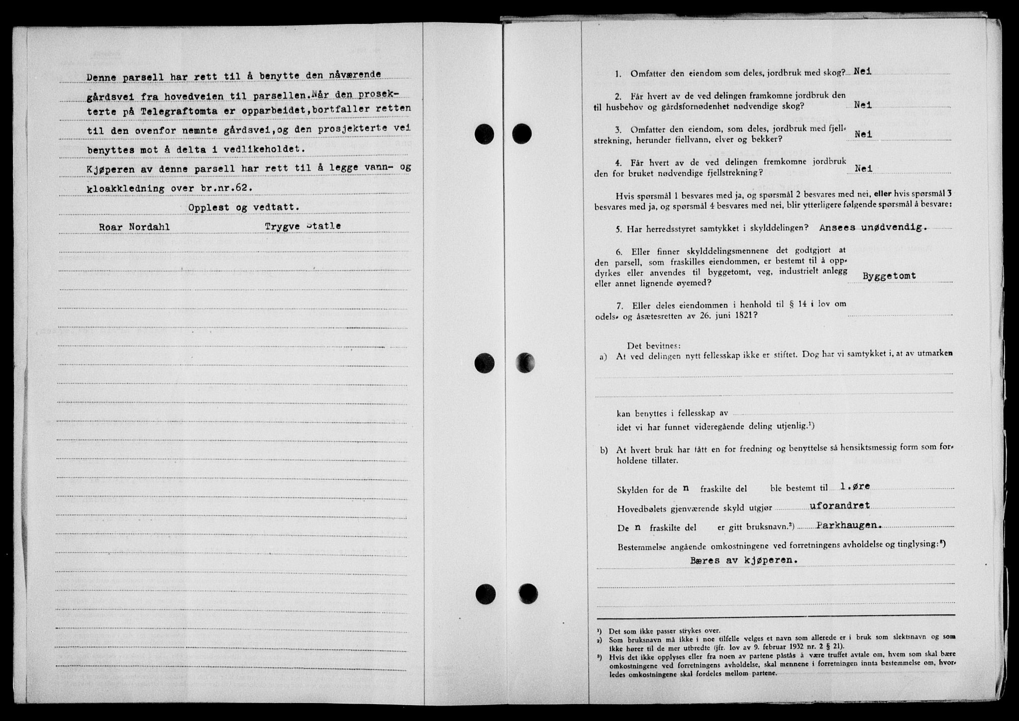 Lofoten sorenskriveri, SAT/A-0017/1/2/2C/L0024a: Mortgage book no. 24a, 1950-1950, Diary no: : 1797/1950