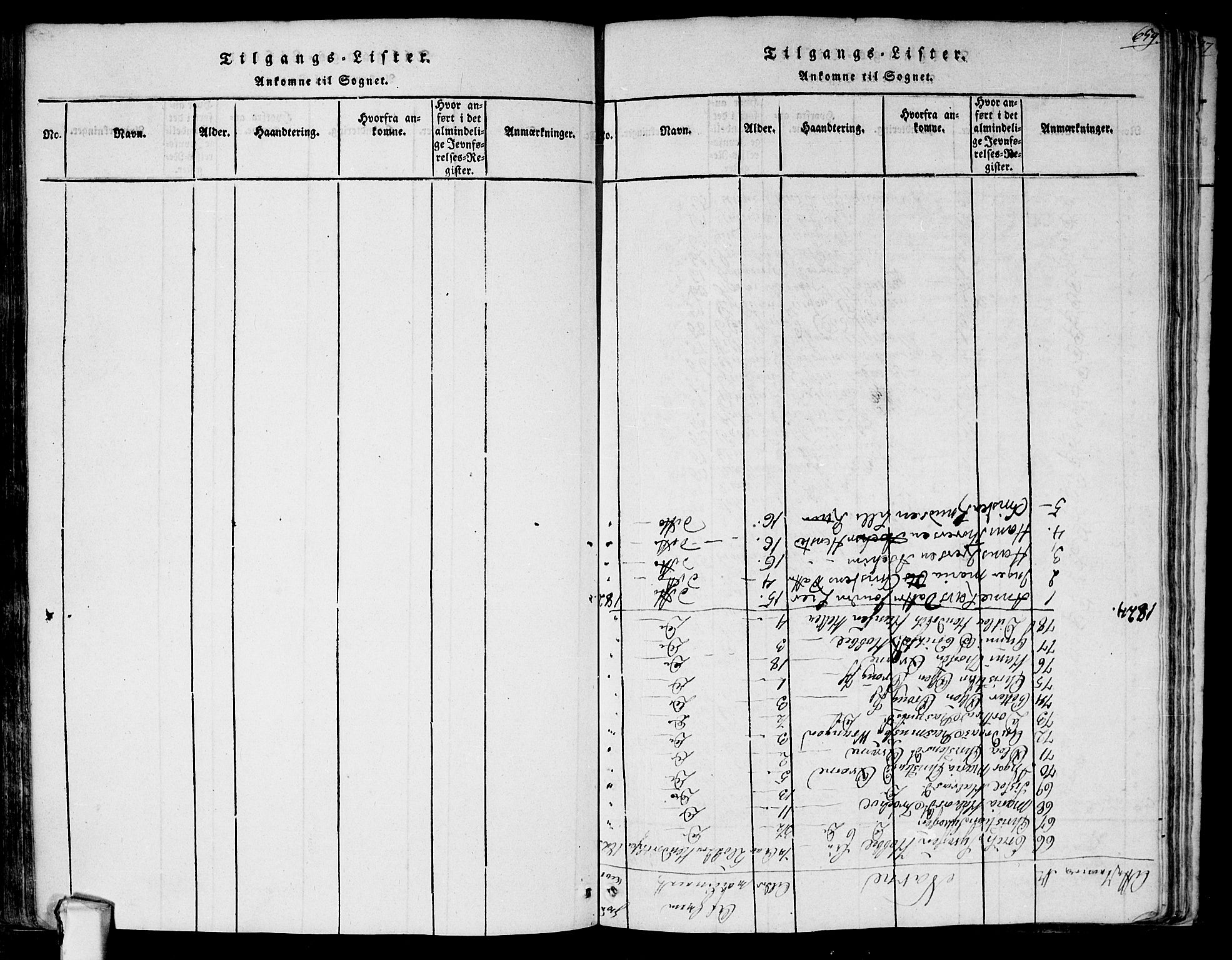 Askim prestekontor Kirkebøker, SAO/A-10900/F/Fa/L0004: Parish register (official) no. 4, 1817-1846, p. 658-659