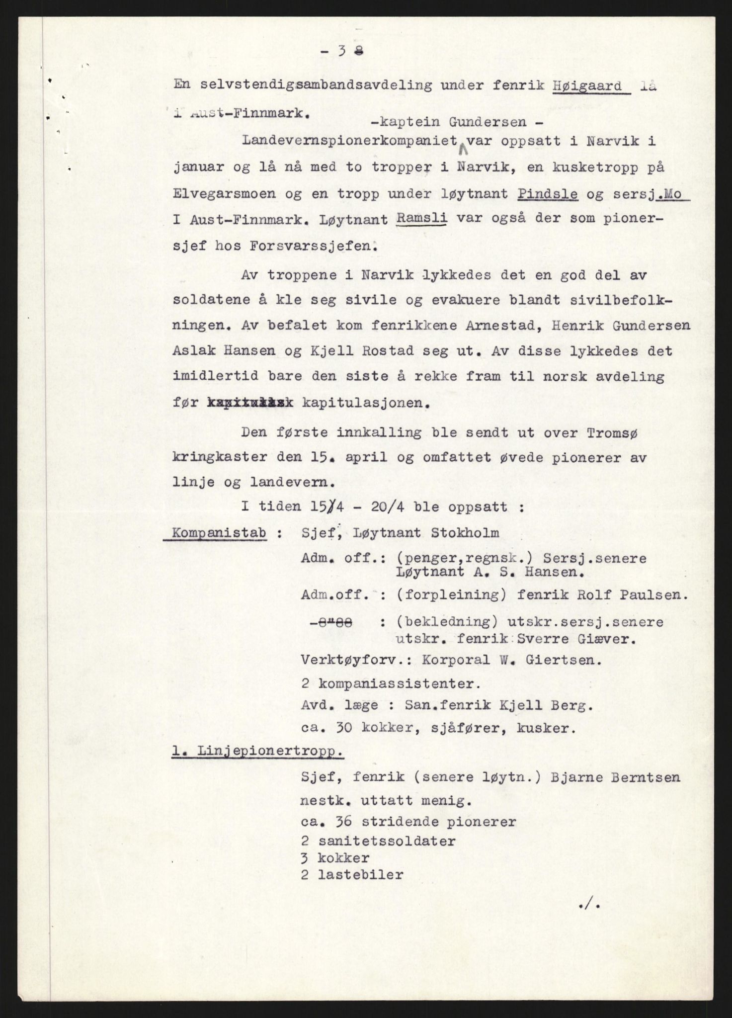 Forsvaret, Forsvarets krigshistoriske avdeling, AV/RA-RAFA-2017/Y/Yb/L0156: II-C-11-670-675  -  6. Divisjon: Hålogaland ingeniørbataljon, 1940, p. 270