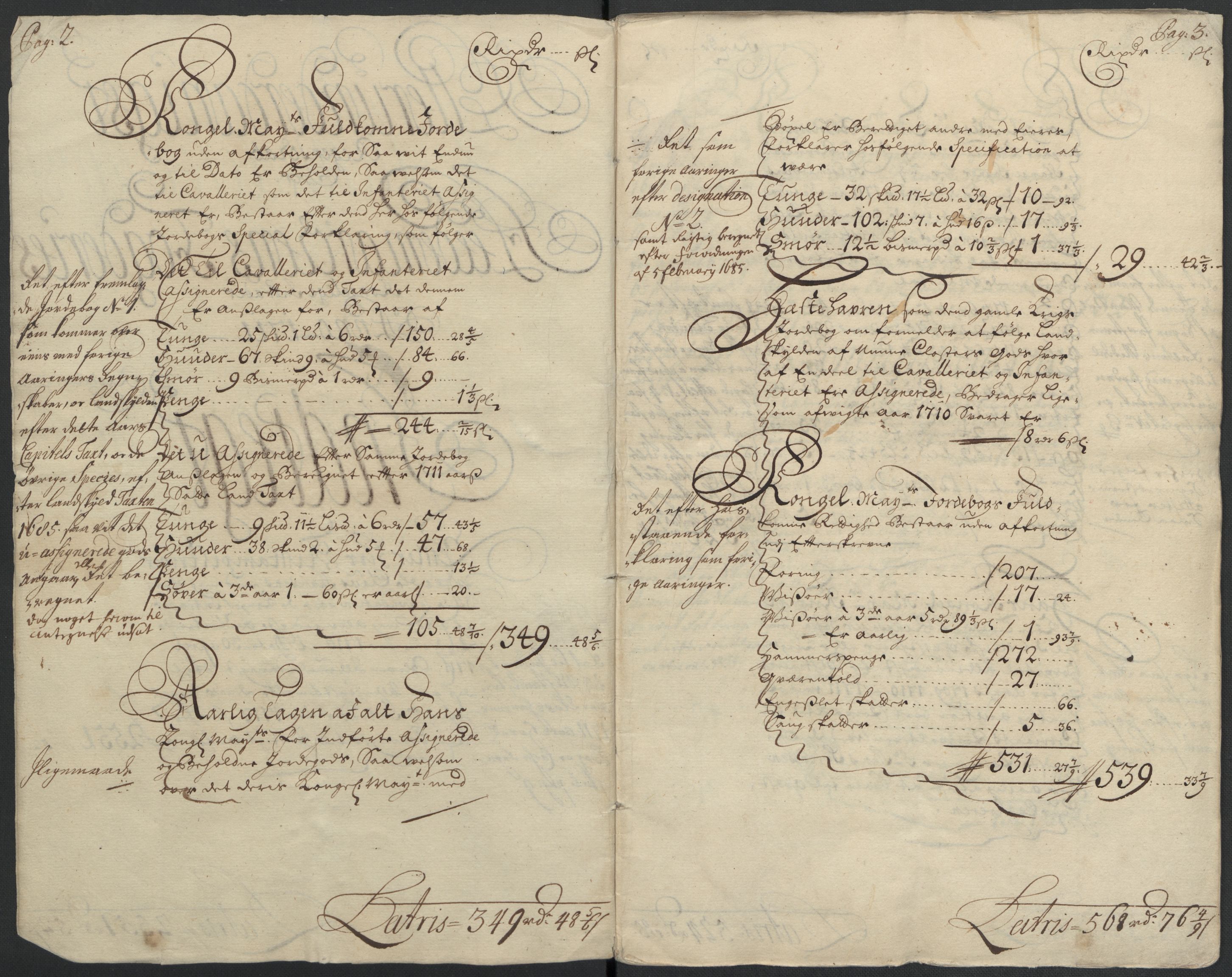 Rentekammeret inntil 1814, Reviderte regnskaper, Fogderegnskap, AV/RA-EA-4092/R16/L1047: Fogderegnskap Hedmark, 1711, p. 5