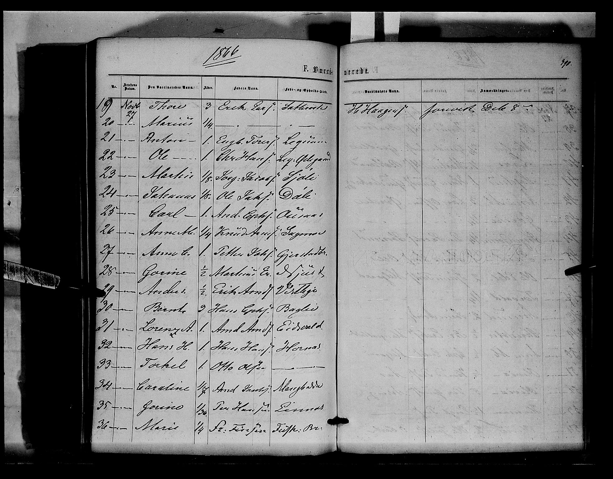 Sør-Odal prestekontor, AV/SAH-PREST-030/H/Ha/Haa/L0003: Parish register (official) no. 3, 1864-1870, p. 390