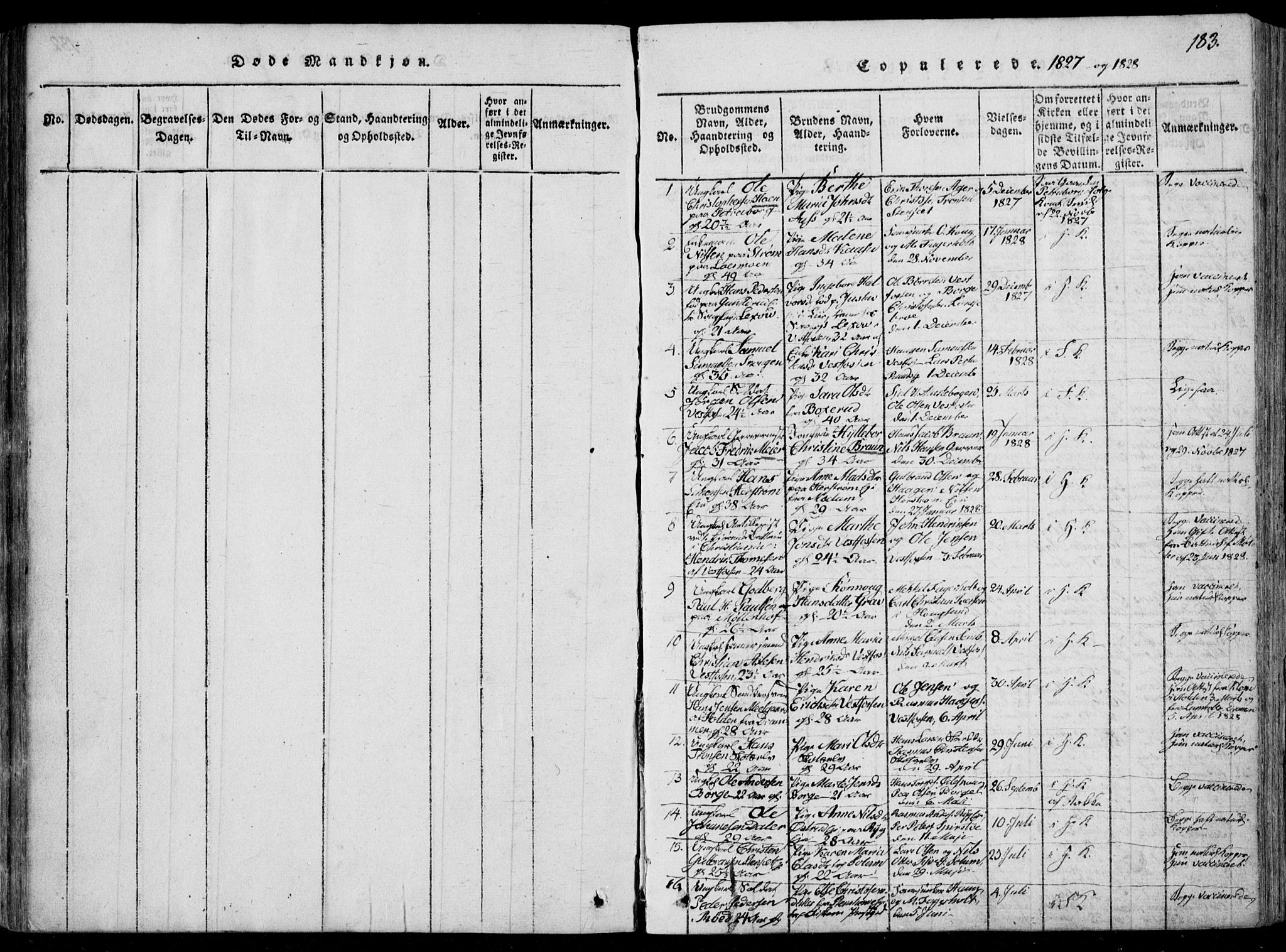 Eiker kirkebøker, SAKO/A-4/F/Fa/L0012: Parish register (official) no. I 12, 1827-1832, p. 183