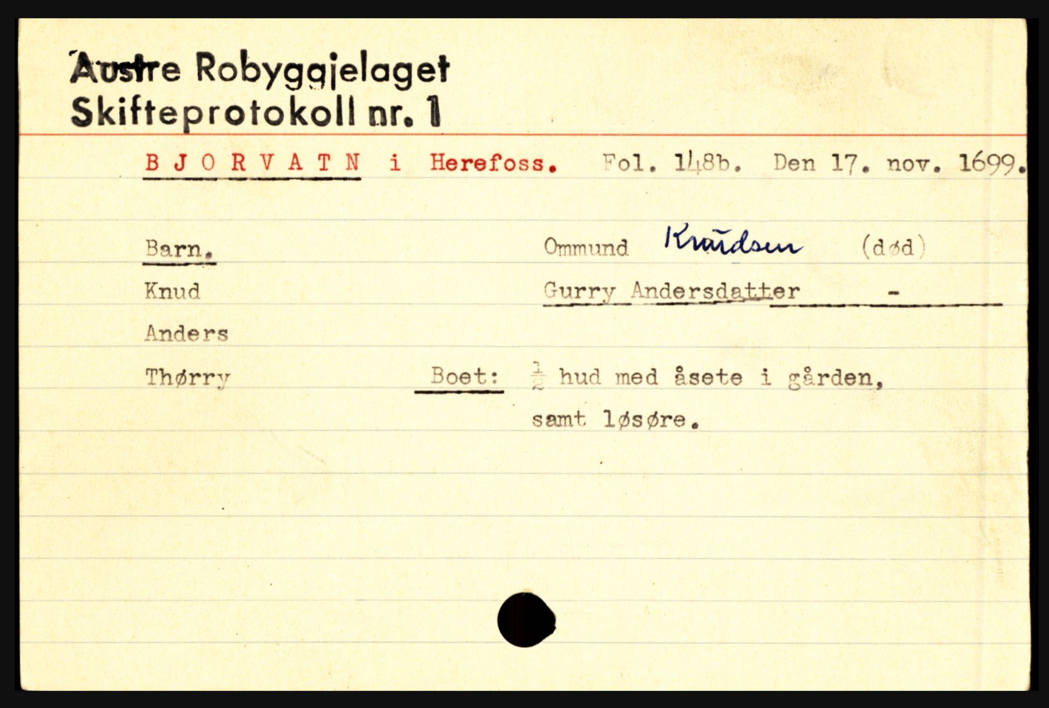 Østre Råbyggelag sorenskriveri, SAK/1221-0016/H, p. 999