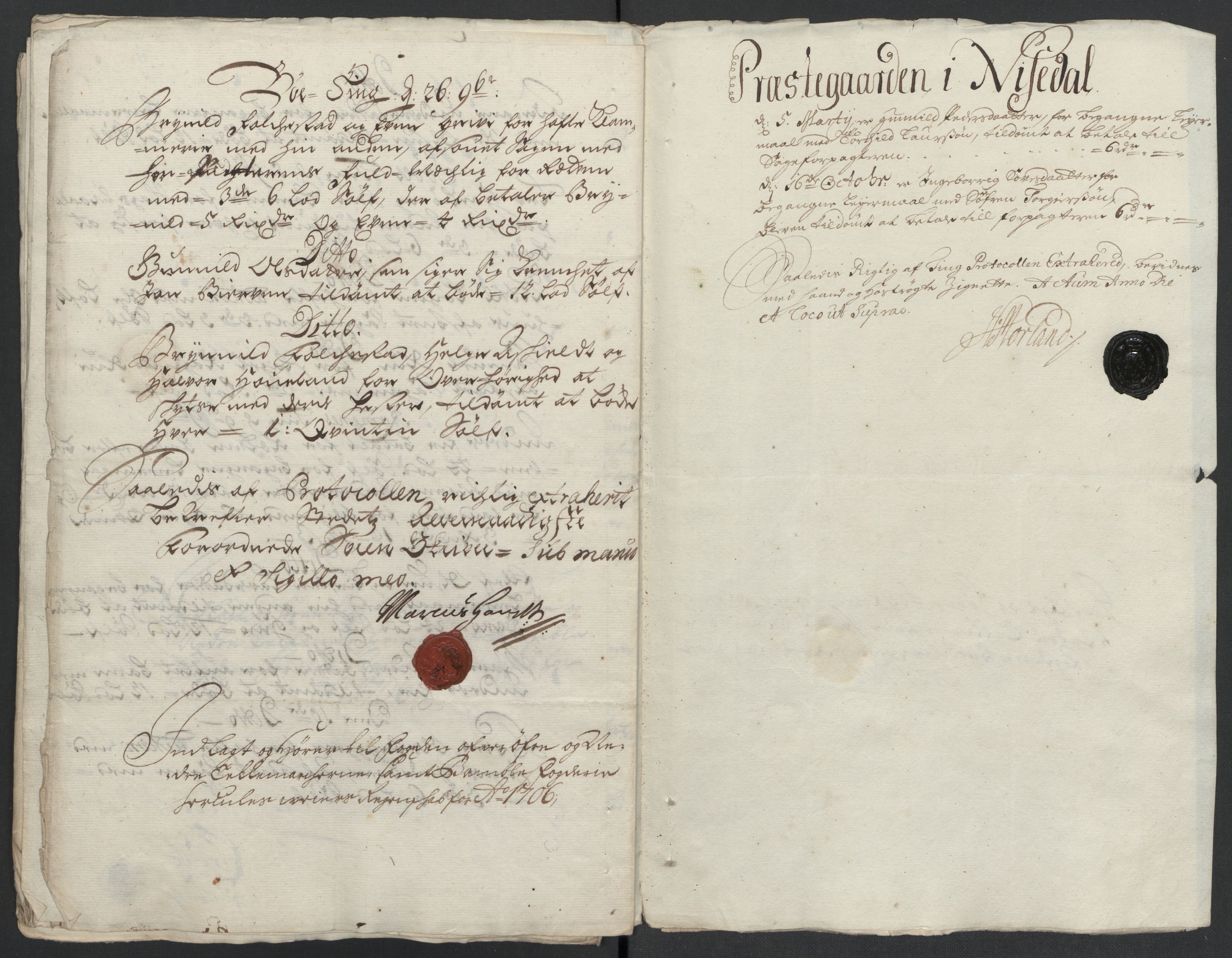 Rentekammeret inntil 1814, Reviderte regnskaper, Fogderegnskap, AV/RA-EA-4092/R36/L2116: Fogderegnskap Øvre og Nedre Telemark og Bamble, 1706-1707, p. 66