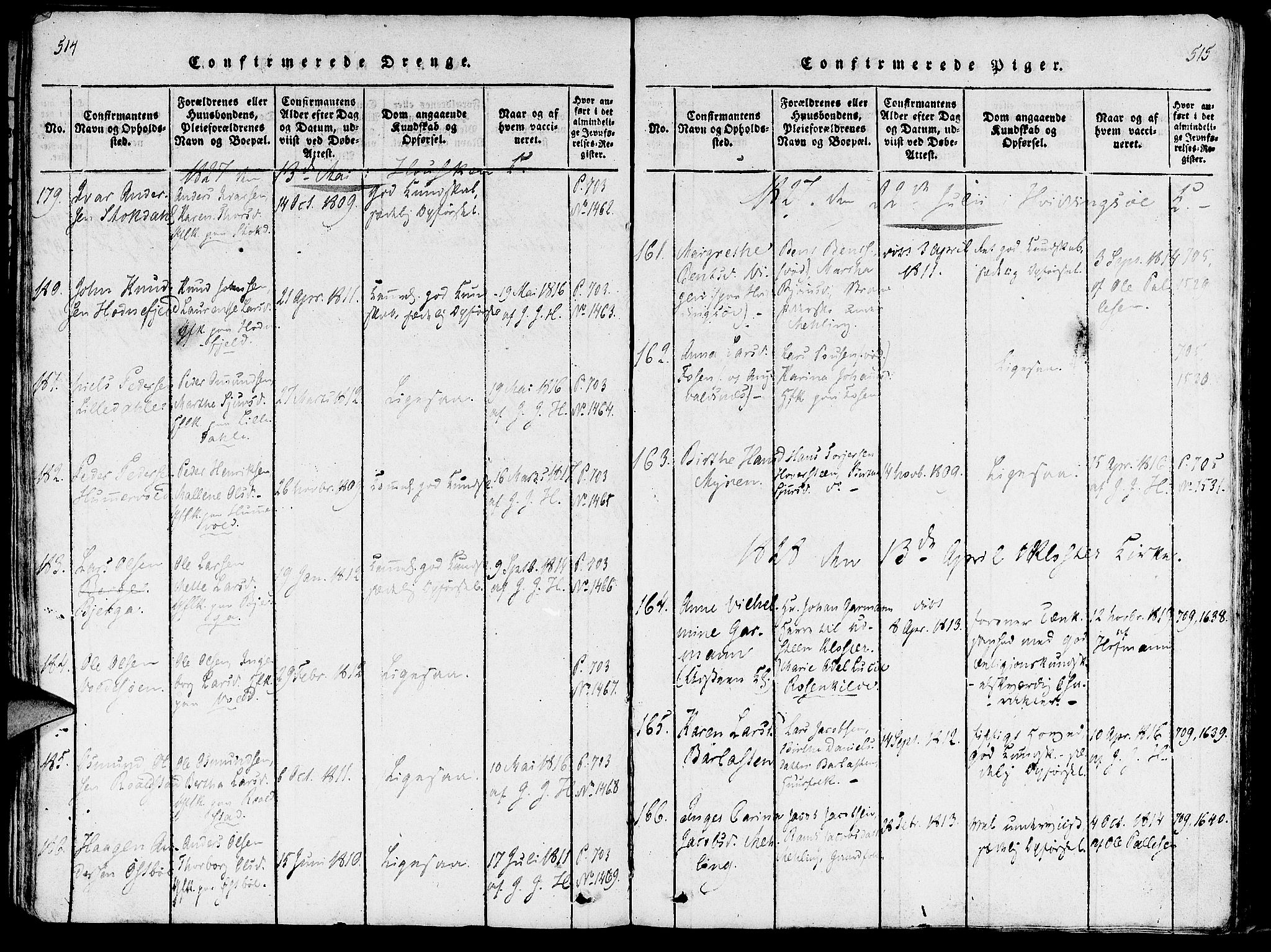 Rennesøy sokneprestkontor, AV/SAST-A -101827/H/Ha/Haa/L0004: Parish register (official) no. A 4, 1816-1837, p. 514-515