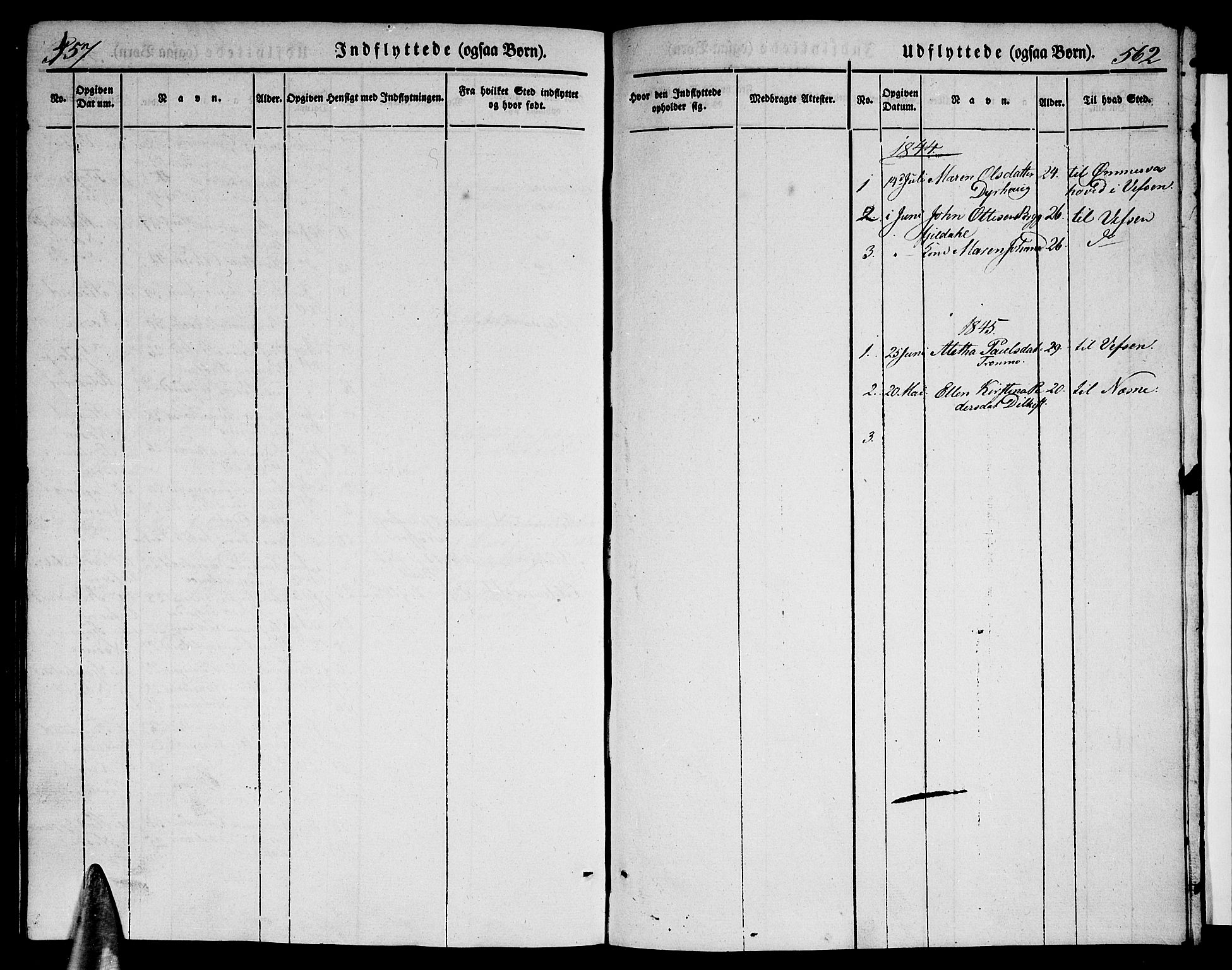 Ministerialprotokoller, klokkerbøker og fødselsregistre - Nordland, AV/SAT-A-1459/825/L0364: Parish register (copy) no. 825C01, 1841-1863, p. 557-558