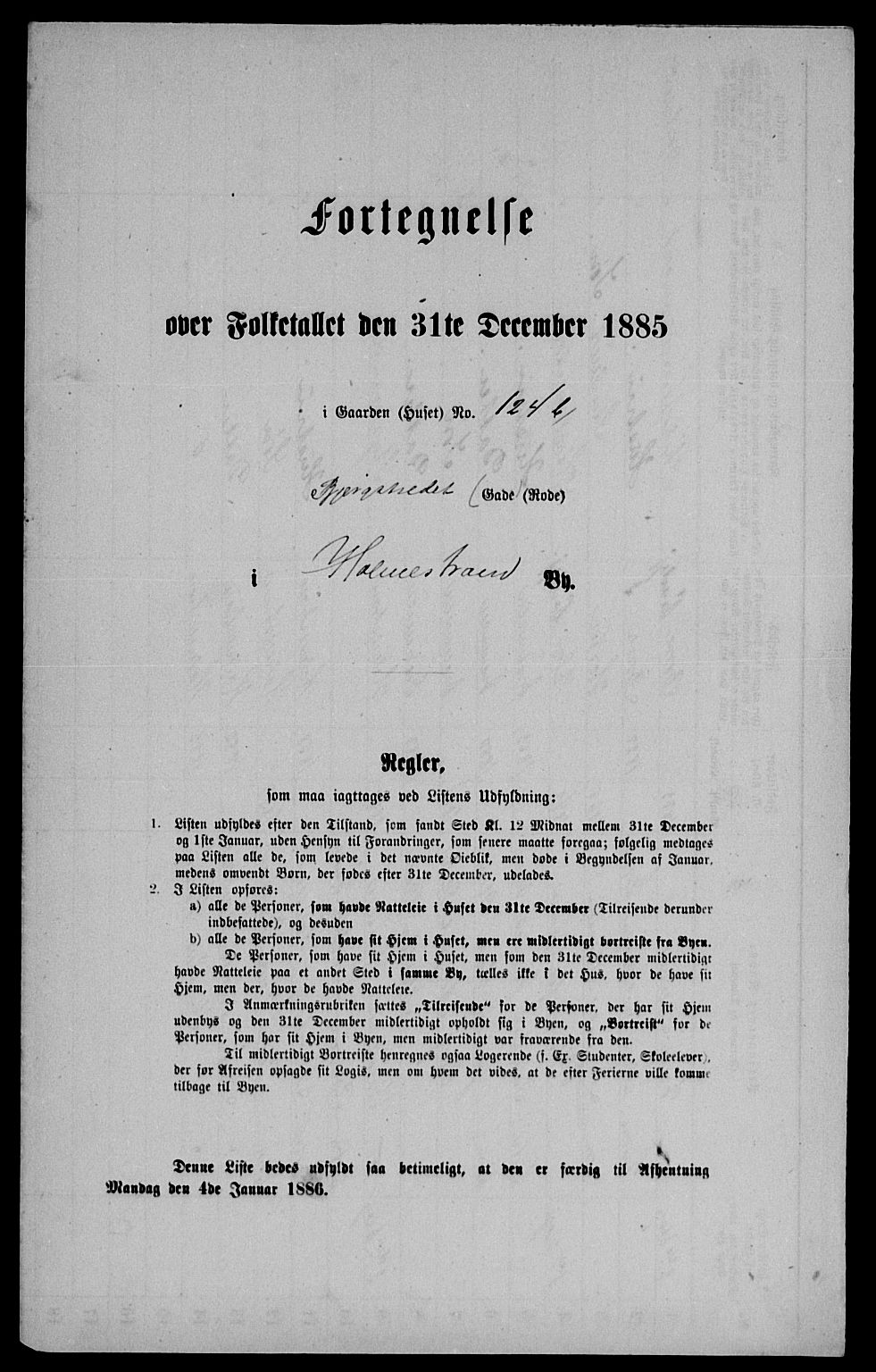 SAKO, 1885 census for 0702 Holmestrand, 1885, p. 383