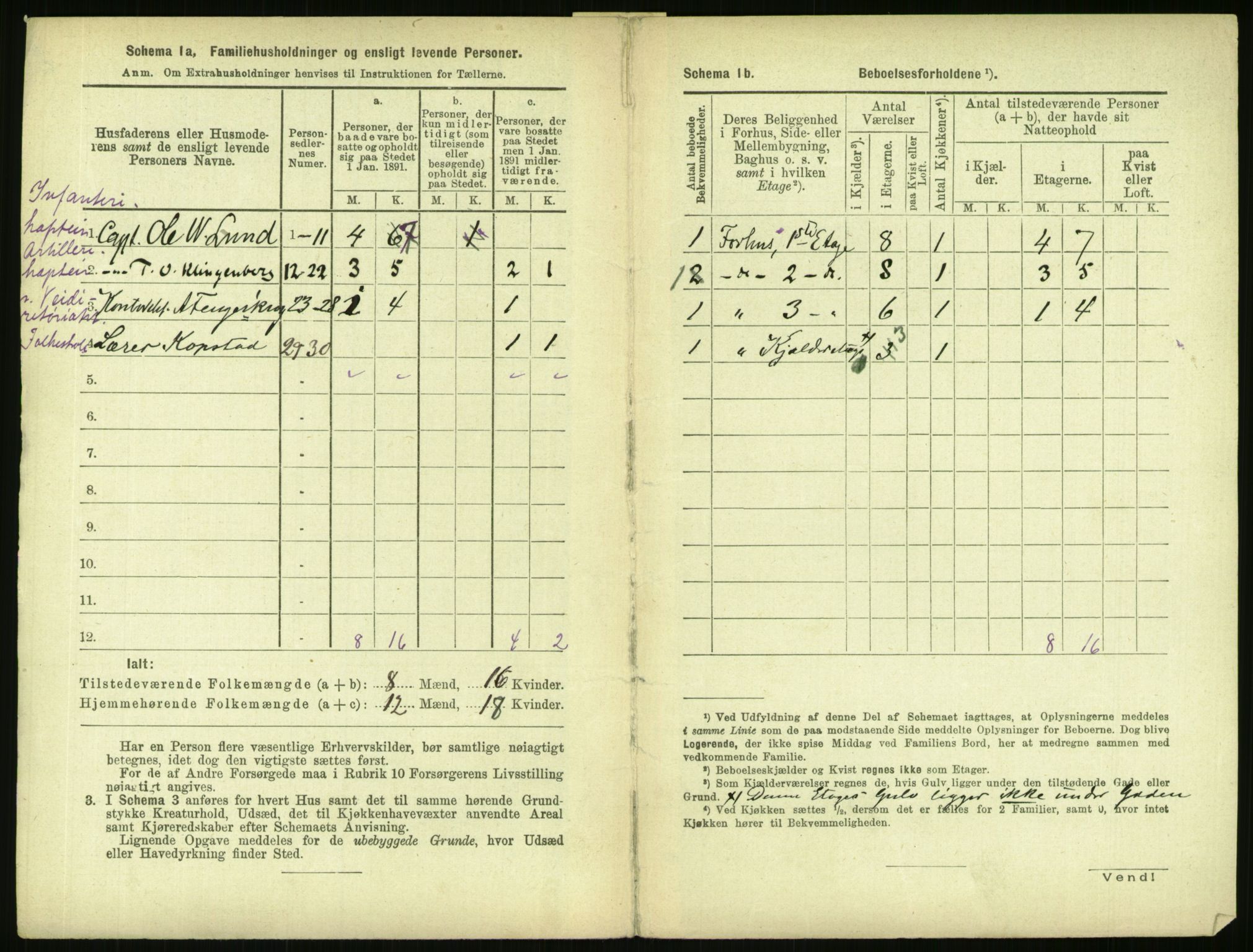 RA, 1891 census for 0301 Kristiania, 1891, p. 50614