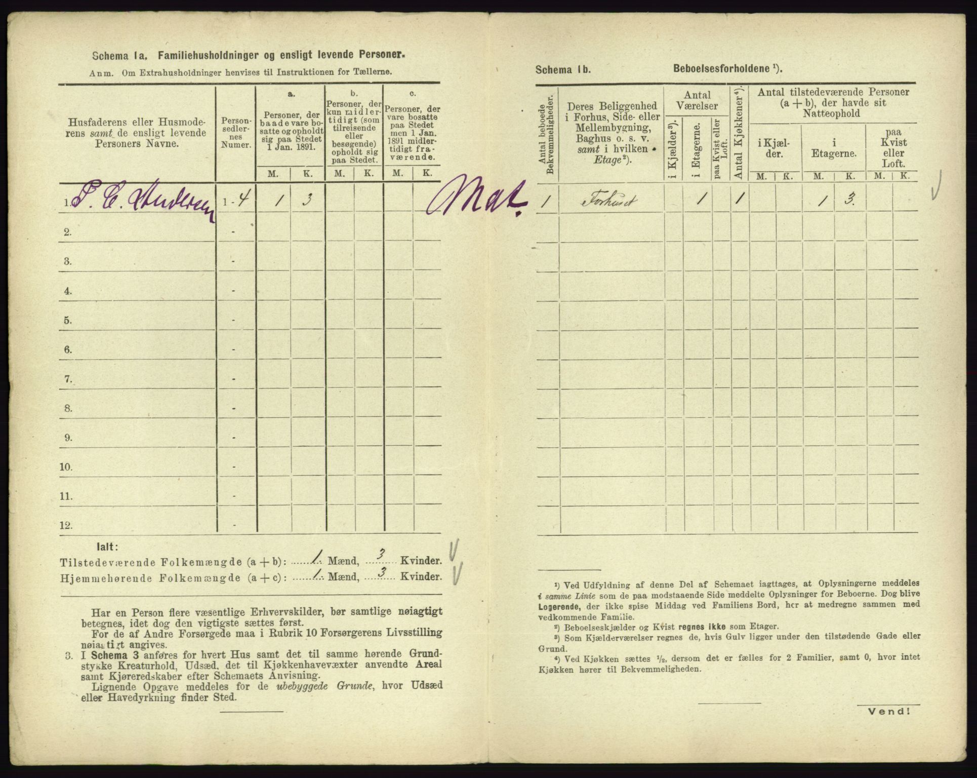 RA, 1891 census for 0702 Holmestrand, 1891, p. 395