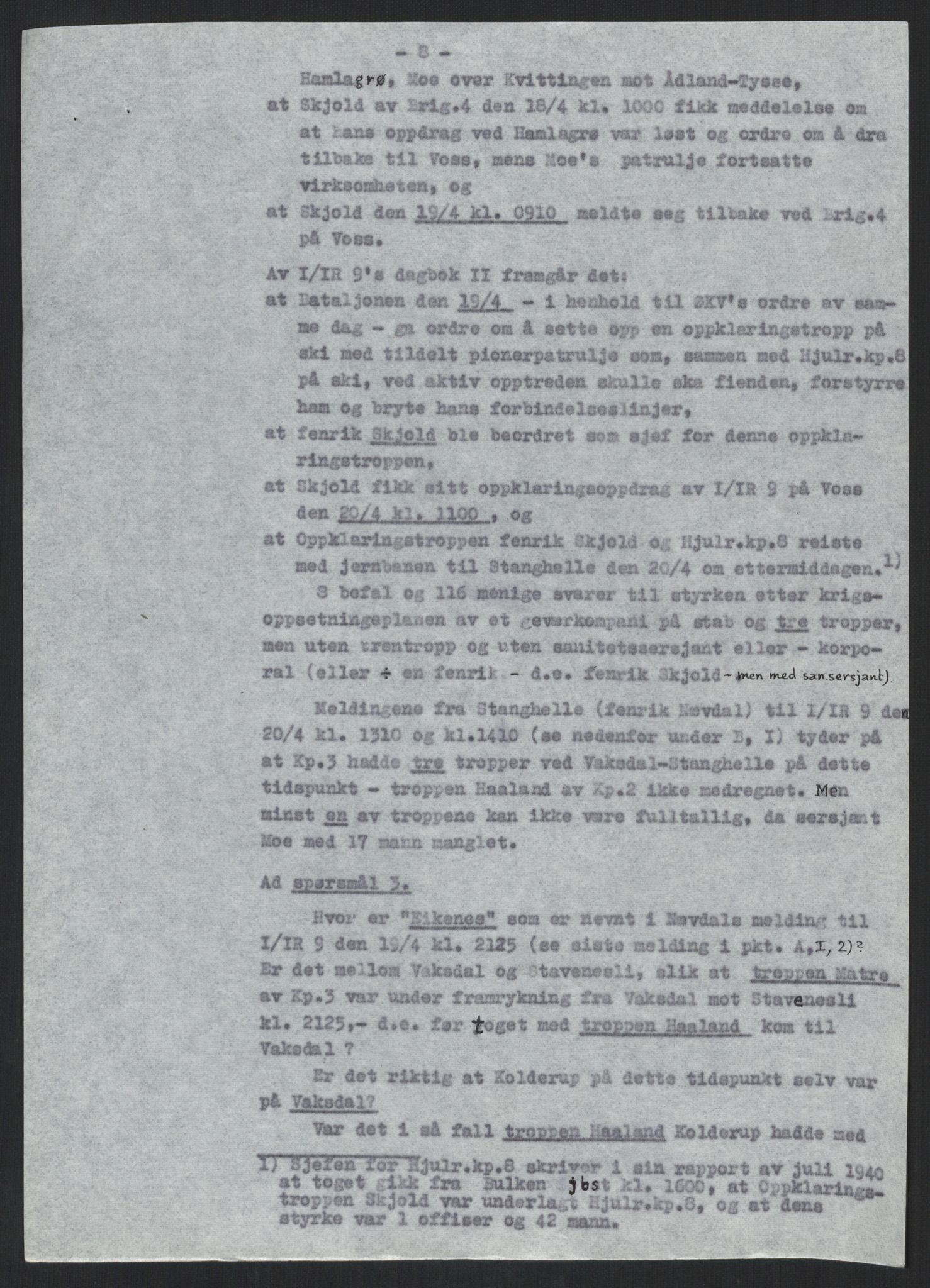 Forsvaret, Forsvarets krigshistoriske avdeling, RA/RAFA-2017/Y/Yb/L0100: II-C-11-401-402  -  4. Divisjon., 1940-1962, p. 347