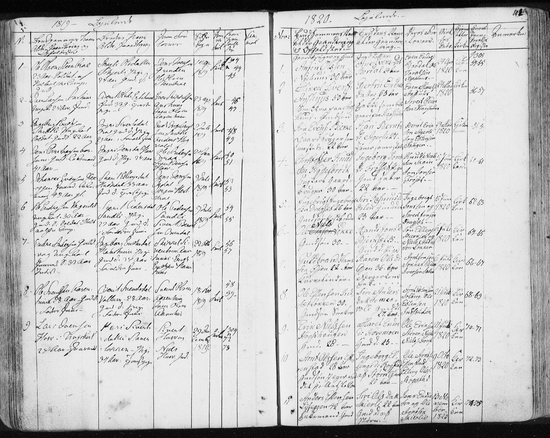 Ministerialprotokoller, klokkerbøker og fødselsregistre - Sør-Trøndelag, SAT/A-1456/689/L1043: Parish register (copy) no. 689C02, 1816-1892, p. 202
