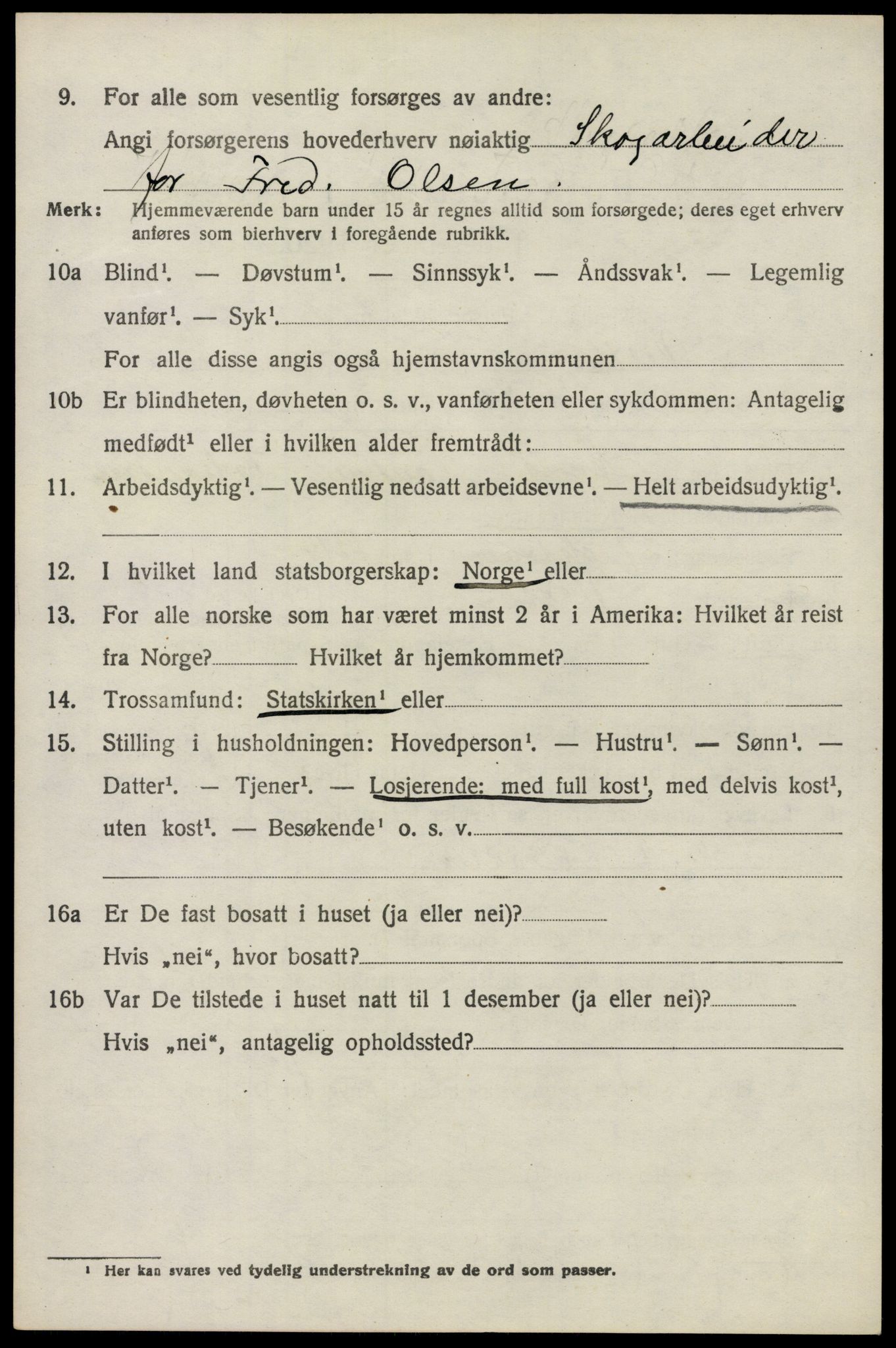 SAO, 1920 census for Vestby, 1920, p. 7286