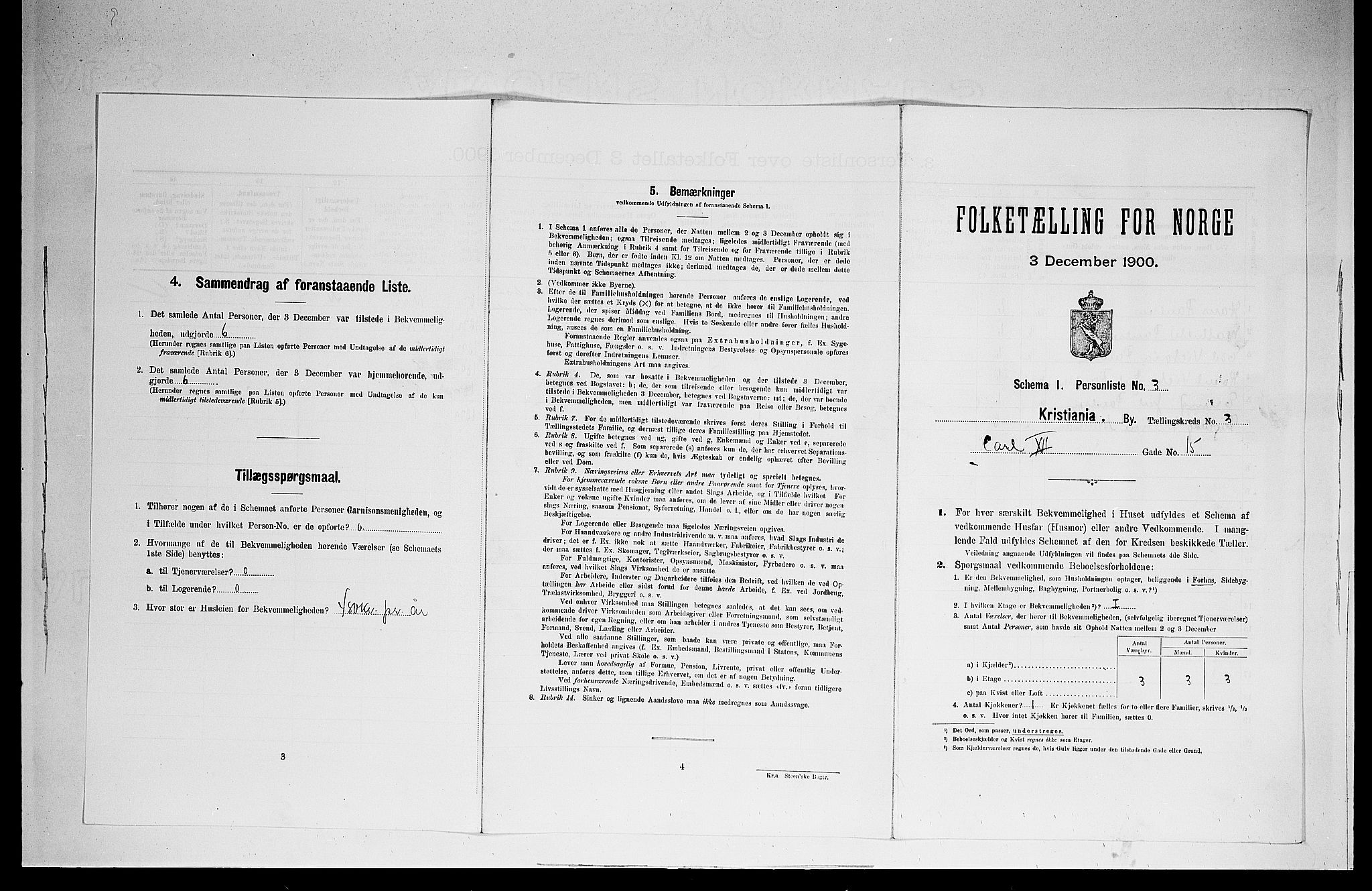 SAO, 1900 census for Kristiania, 1900, p. 11021