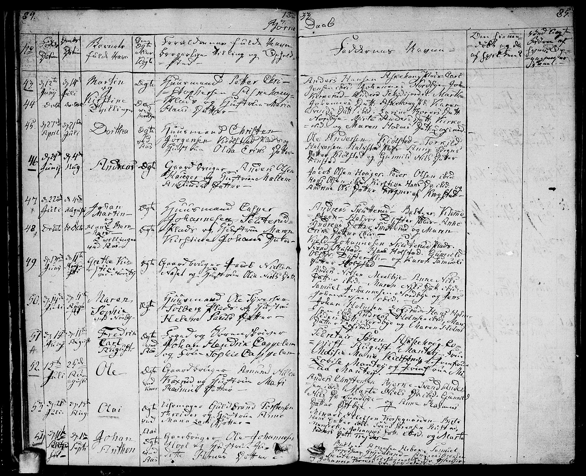 Ås prestekontor Kirkebøker, SAO/A-10894/F/Fa/L0005: Parish register (official) no. I 5, 1827-1840, p. 84-85
