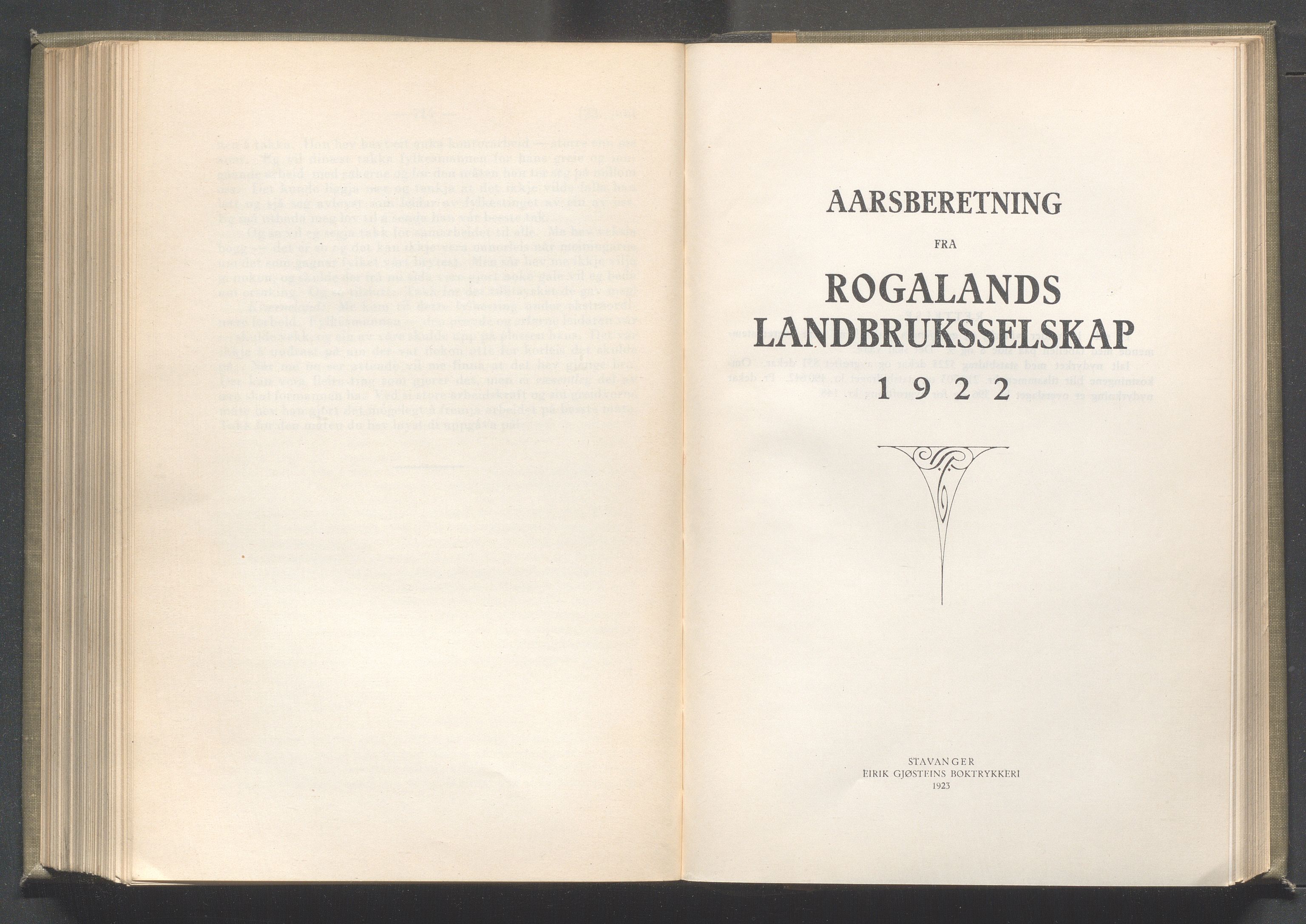 Rogaland fylkeskommune - Fylkesrådmannen , IKAR/A-900/A/Aa/Aaa/L0042: Møtebok , 1923