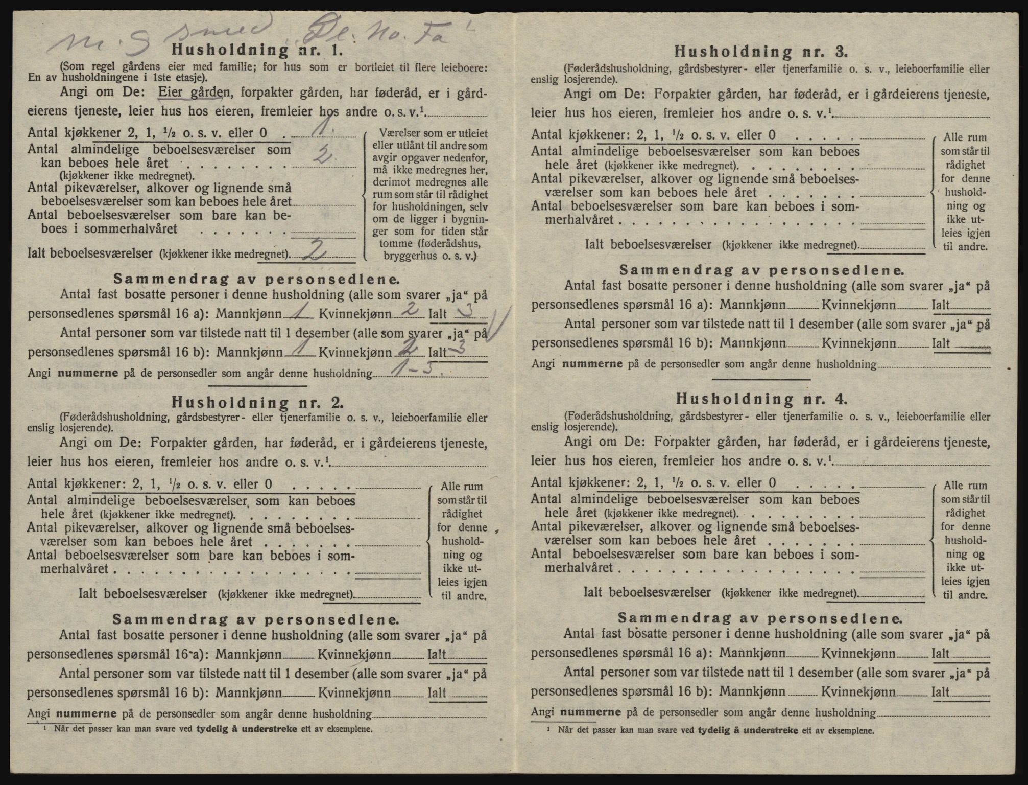 SAO, 1920 census for Glemmen, 1920, p. 546