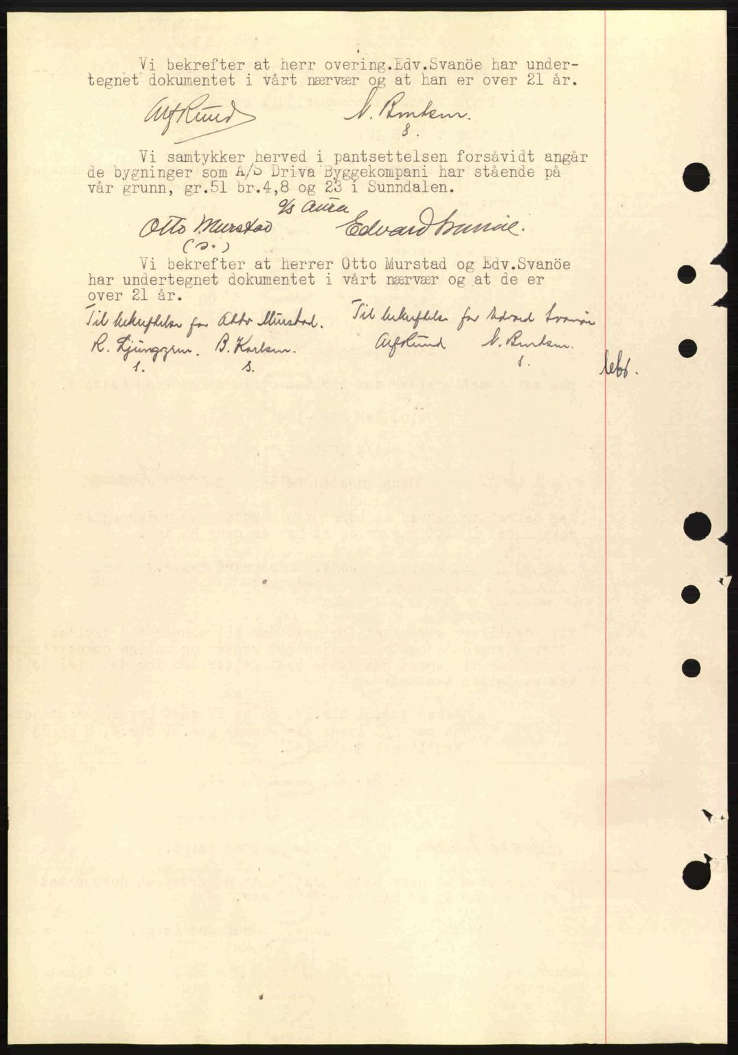 Nordmøre sorenskriveri, SAT/A-4132/1/2/2Ca: Mortgage book no. B88, 1941-1942, Diary no: : 1866/1941