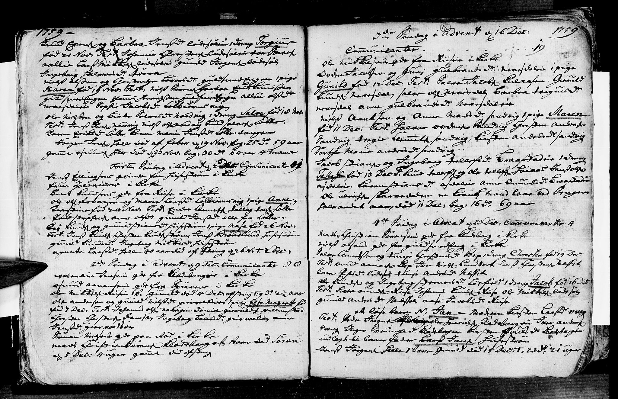 Øyestad sokneprestkontor, AV/SAK-1111-0049/F/Fa/L0006: Parish register (official) no. A 6, 1758-1776, p. 18