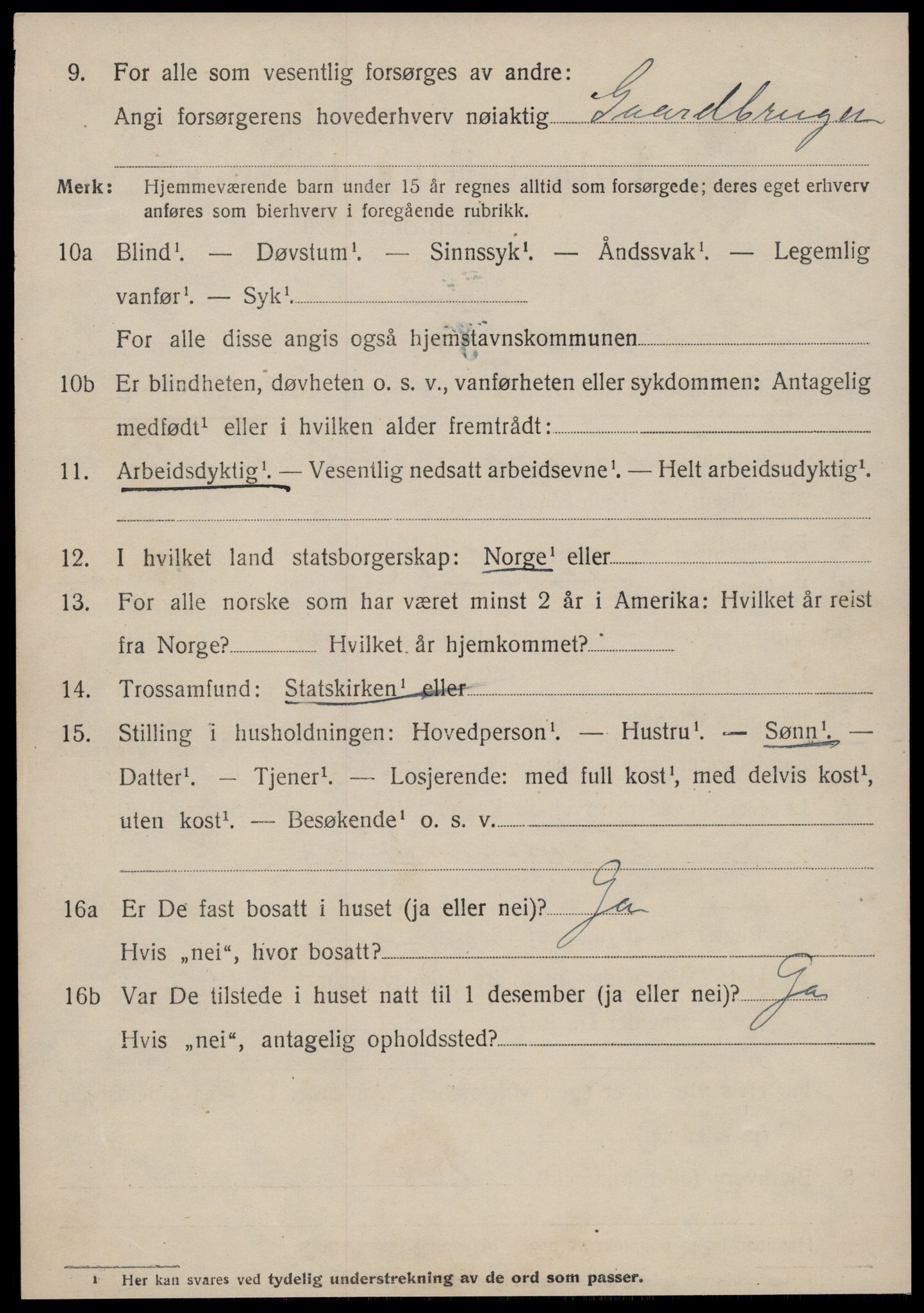 SAT, 1920 census for Frei, 1920, p. 2532