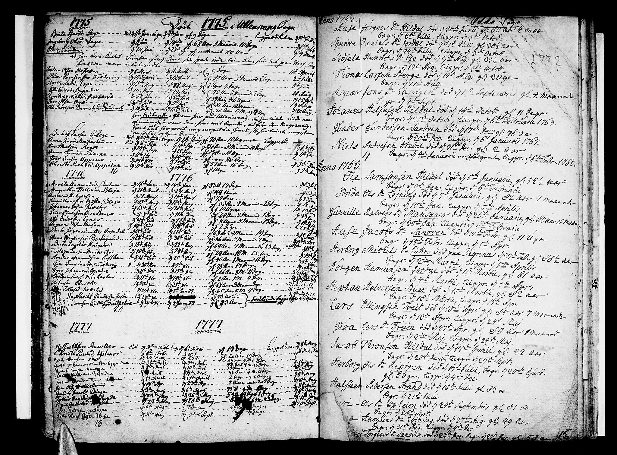 Ullensvang sokneprestembete, SAB/A-78701/H/Haa: Parish register (official) no. A 6 /3, 1758-1788, p. 277