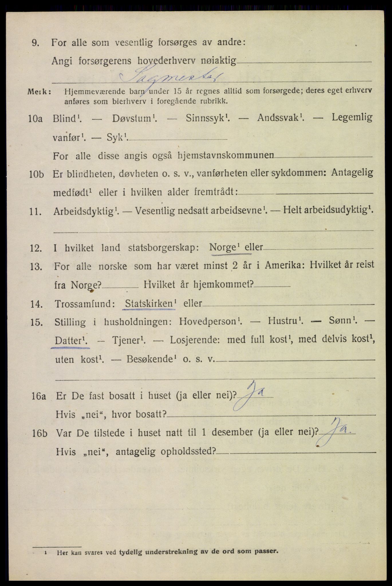 SAH, 1920 census for Eidskog, 1920, p. 11954