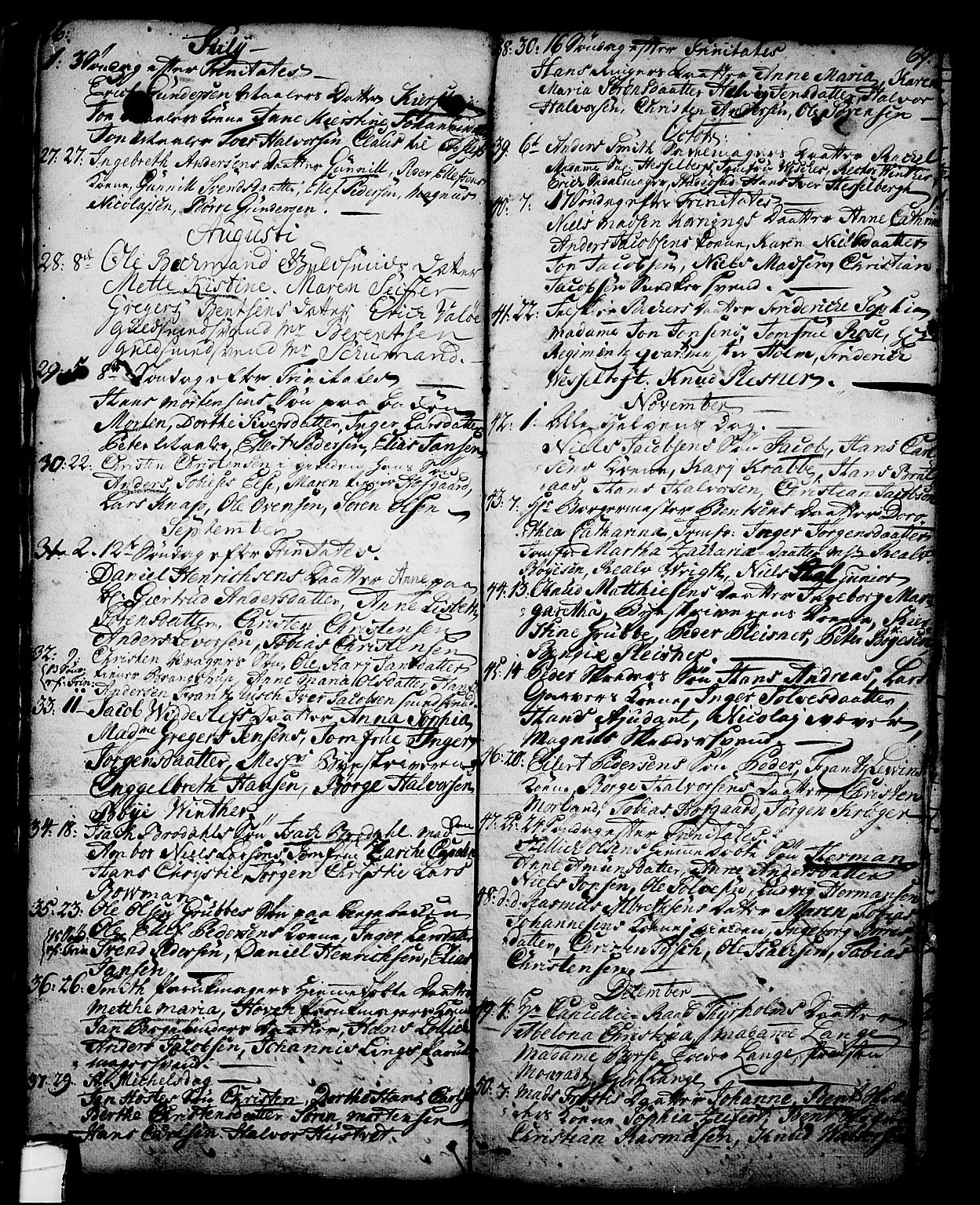 Skien kirkebøker, SAKO/A-302/G/Ga/L0001: Parish register (copy) no. 1, 1756-1791, p. 69