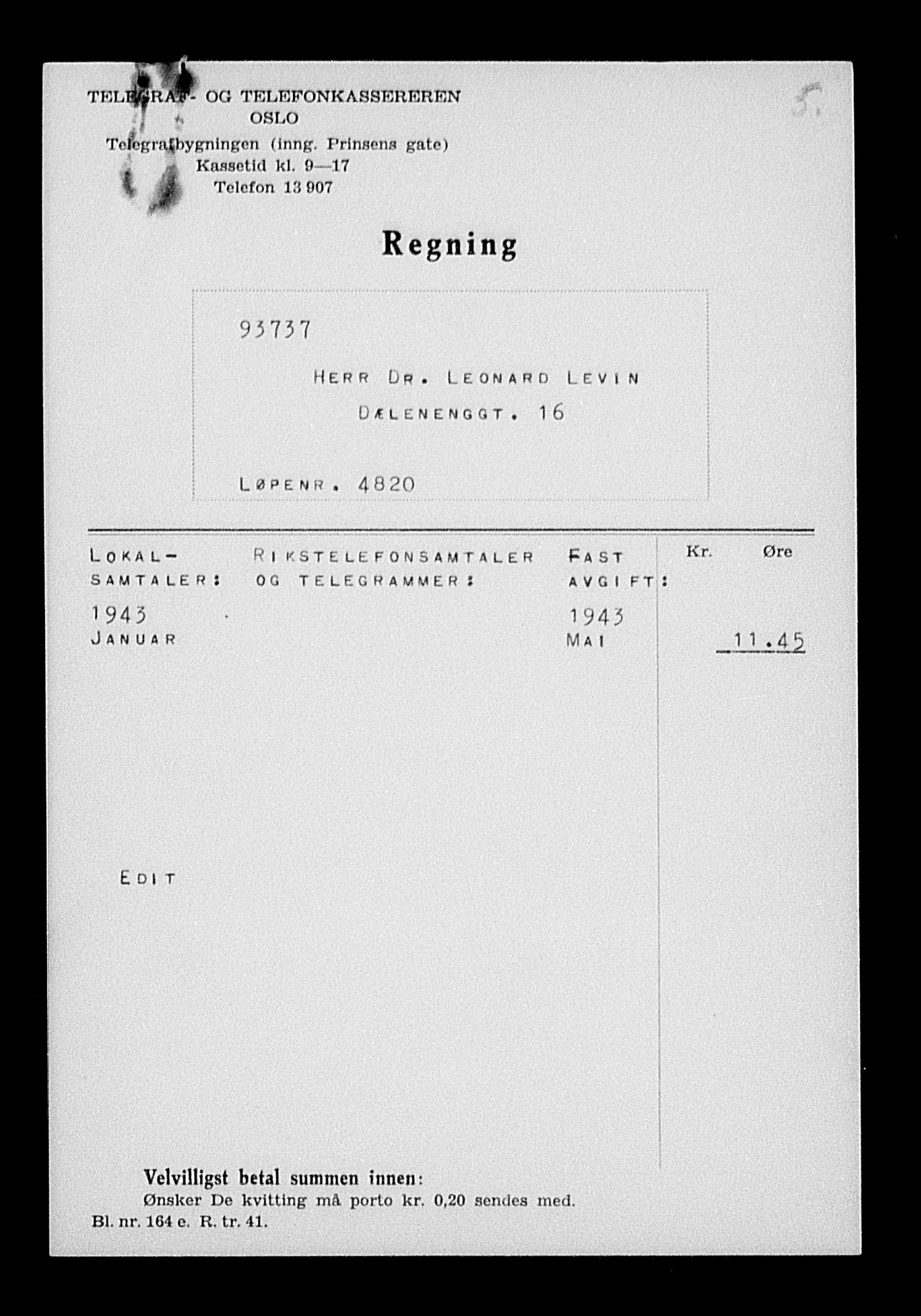 Justisdepartementet, Tilbakeføringskontoret for inndratte formuer, AV/RA-S-1564/H/Hc/Hcc/L0957: --, 1945-1947, p. 314