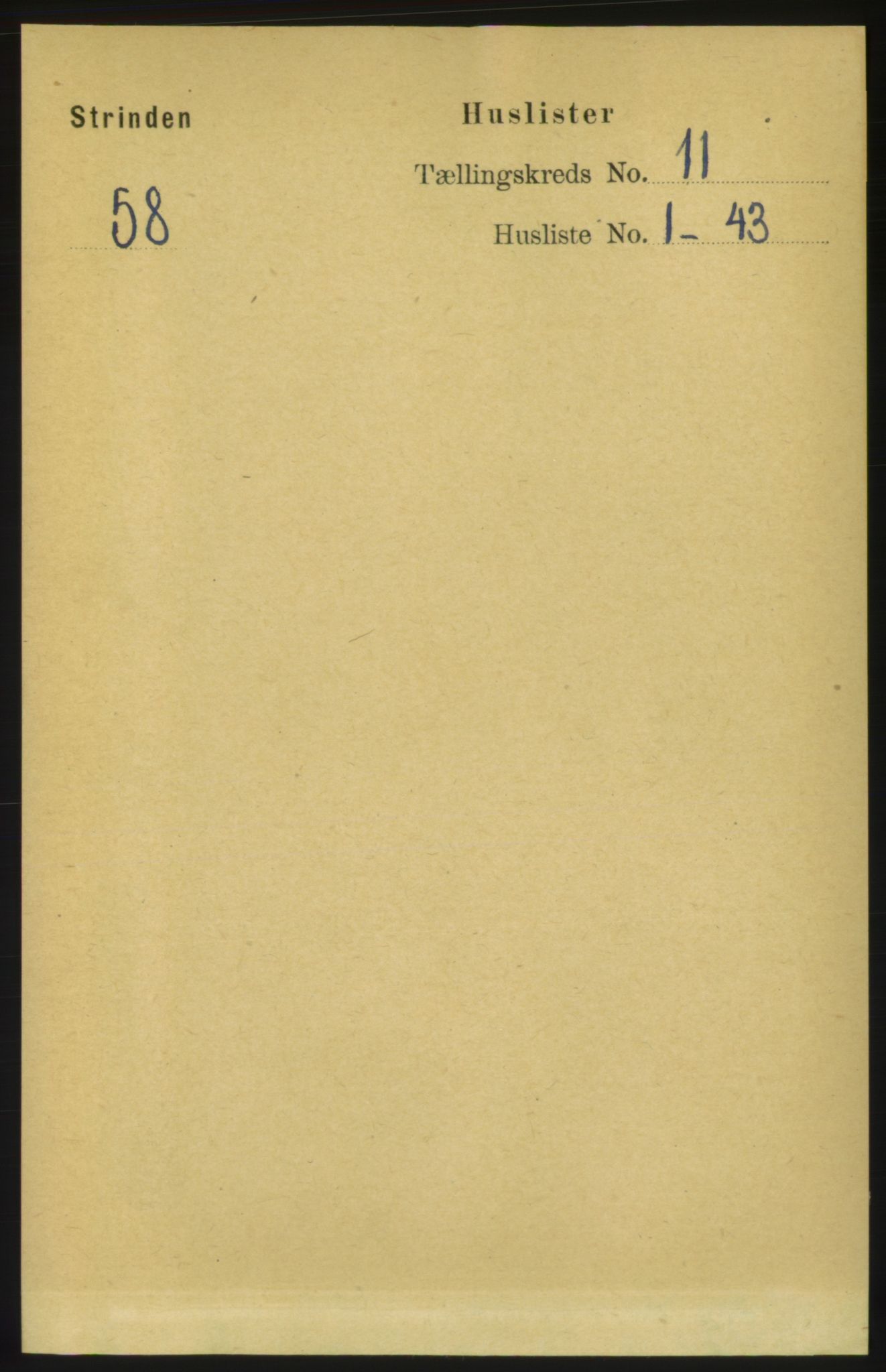 RA, 1891 census for 1660 Strinda, 1891, p. 9149