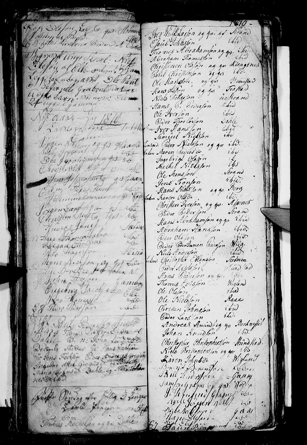 Kvæfjord sokneprestkontor, SATØ/S-1323/G/Ga/Gab/L0001klokker: Parish register (copy) no. 1, 1806-1824