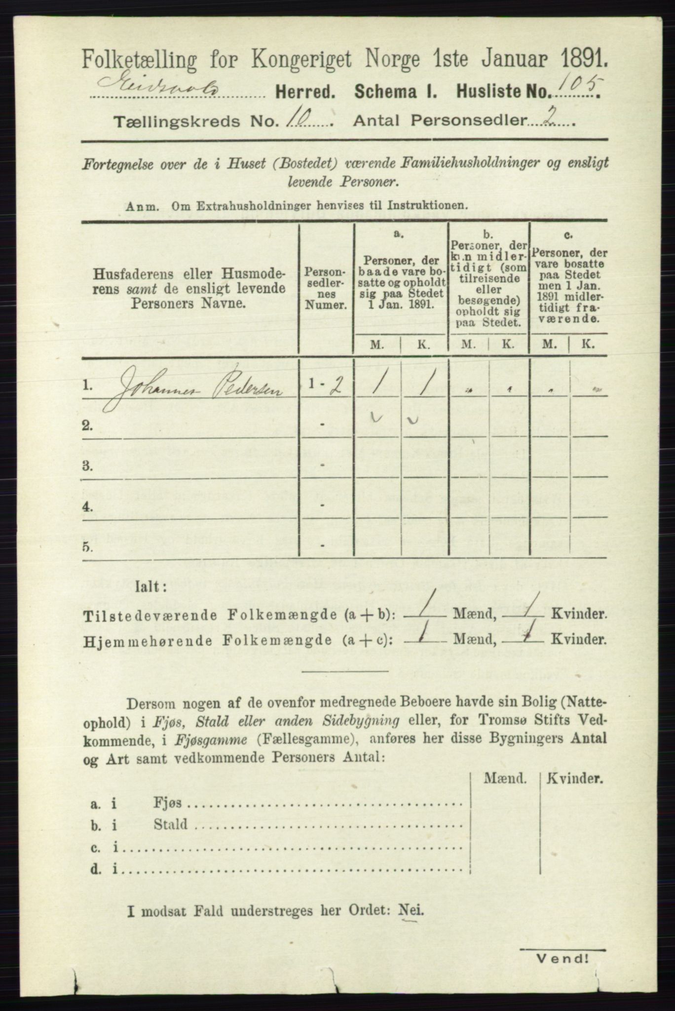 RA, 1891 census for 0237 Eidsvoll, 1891, p. 6784